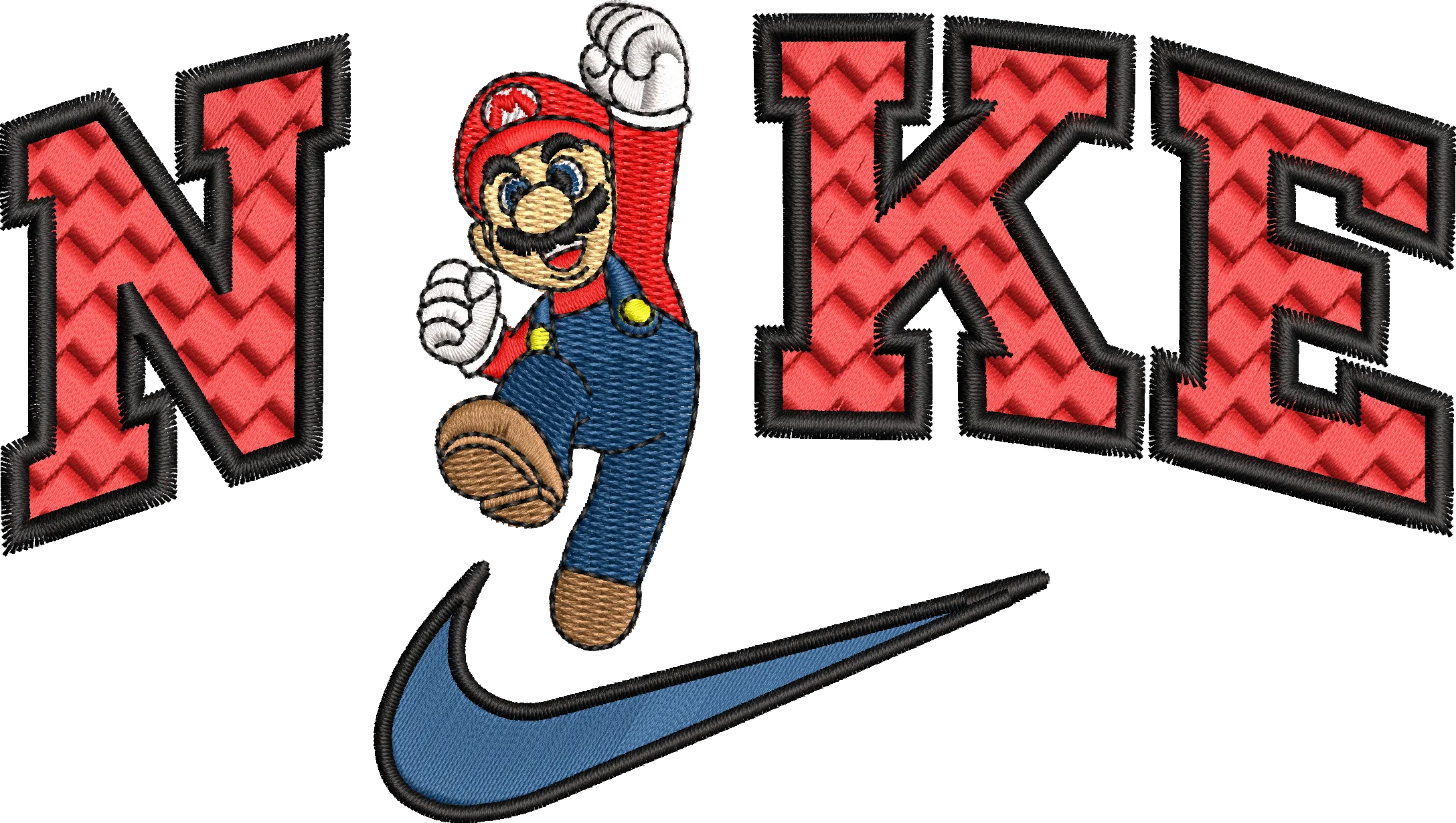 Alternative view of  Mario Nike Embroidered Mashup 
