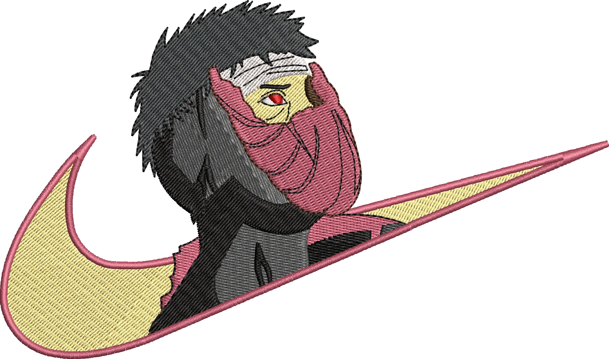 Alternative view of  Embroidered Anime Character Logo 