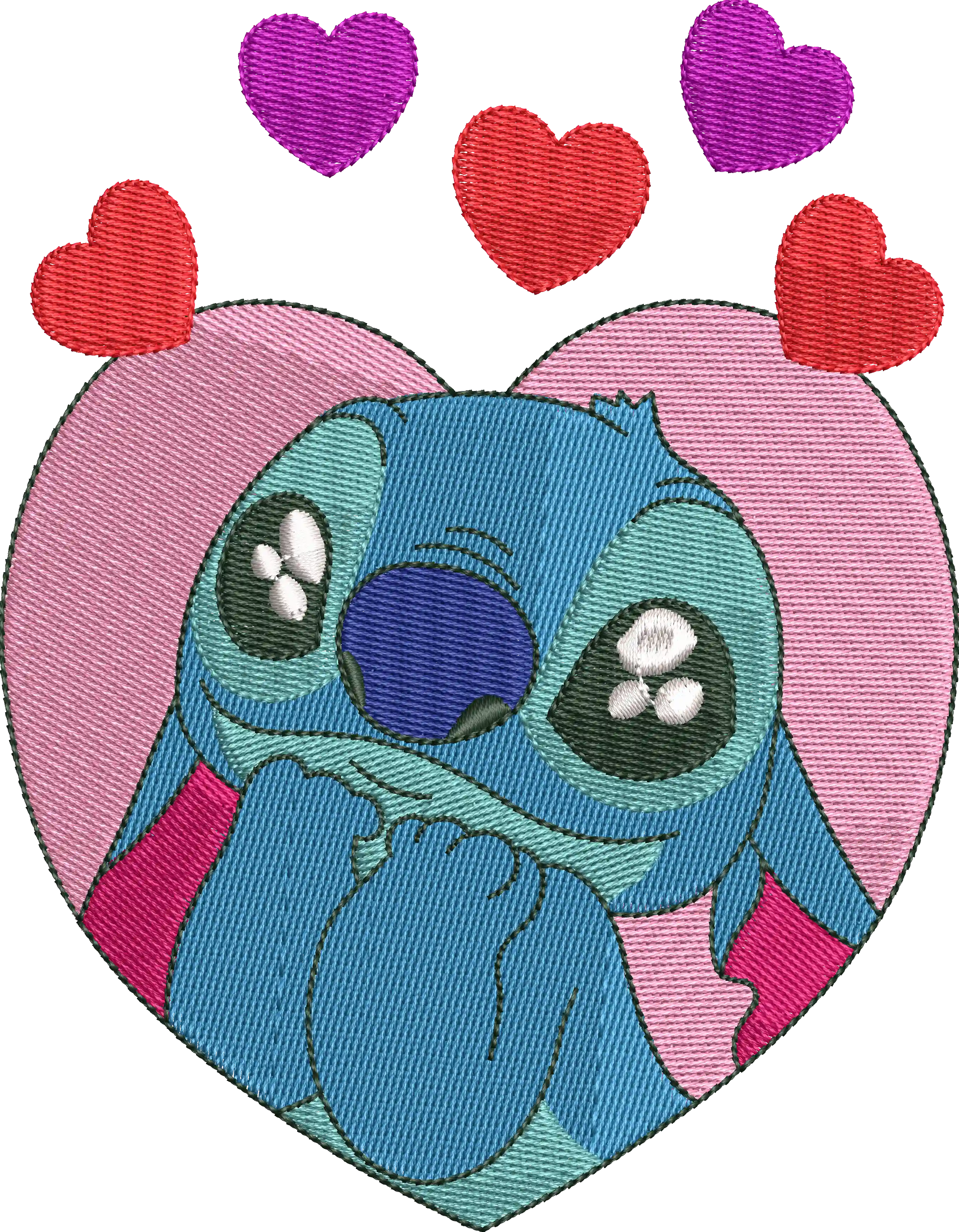 Alternative view of  Stitch Heart Embroidery 