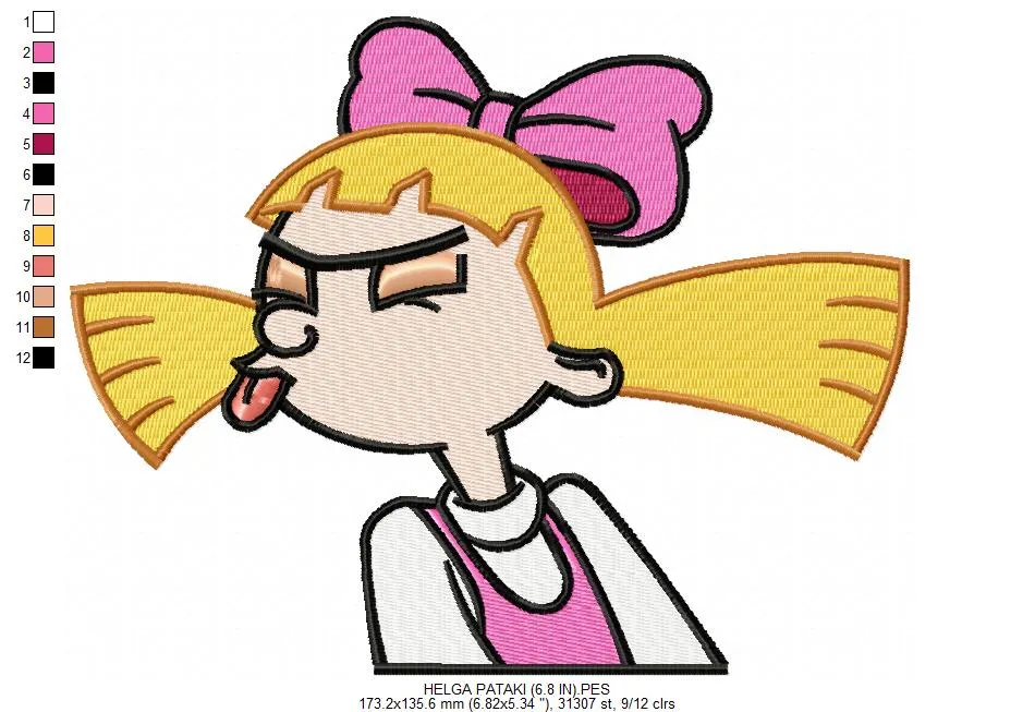 Alternative view of  Helga Pataki Embroidered Portrait 