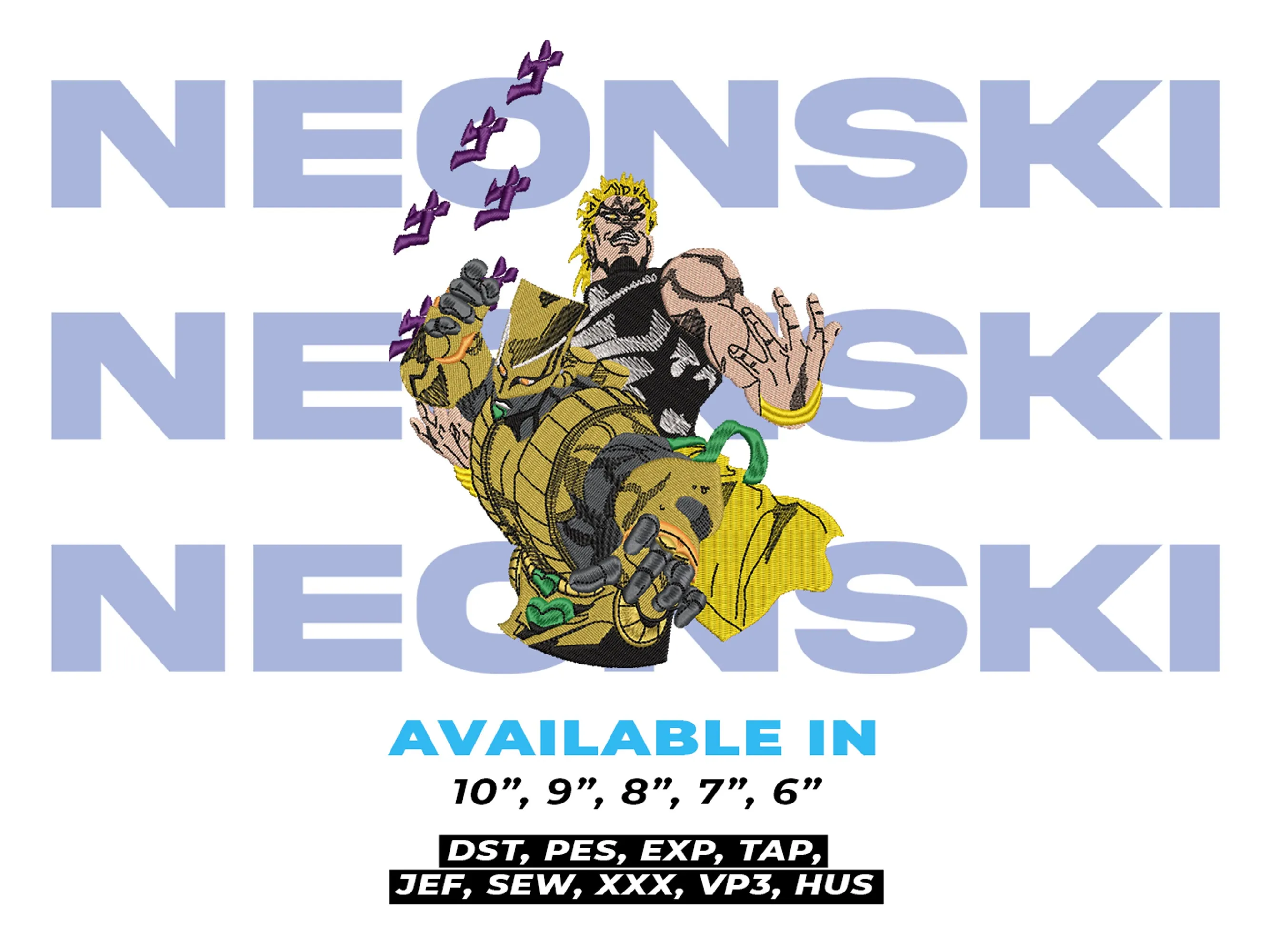 Alternative view of  JoJo's Bizarre Adventure Stand Embroidery 