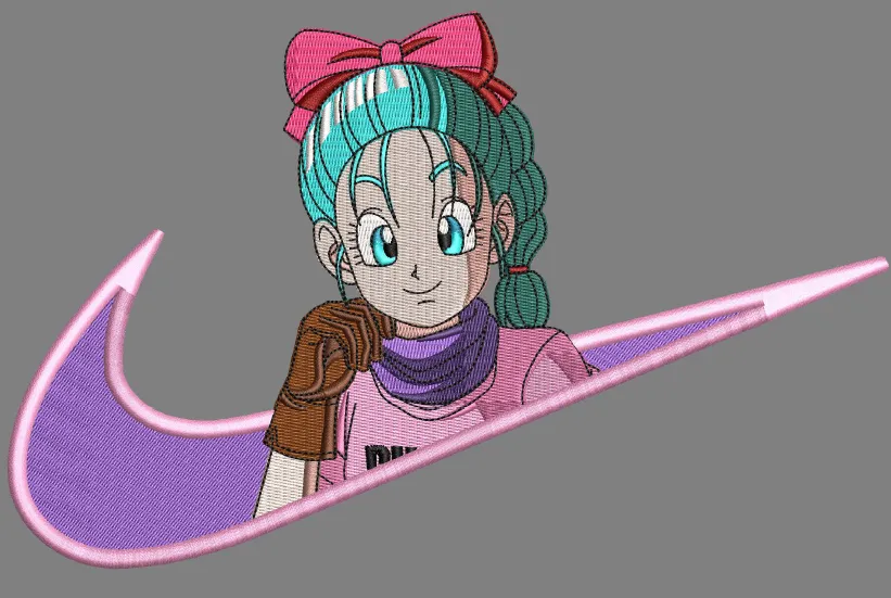 Alternative view of  Bulma Embroidered Nike Logo Design 