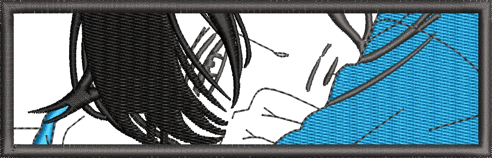 Alternative view of  Embroidered Naruto and Sasuke Duel 