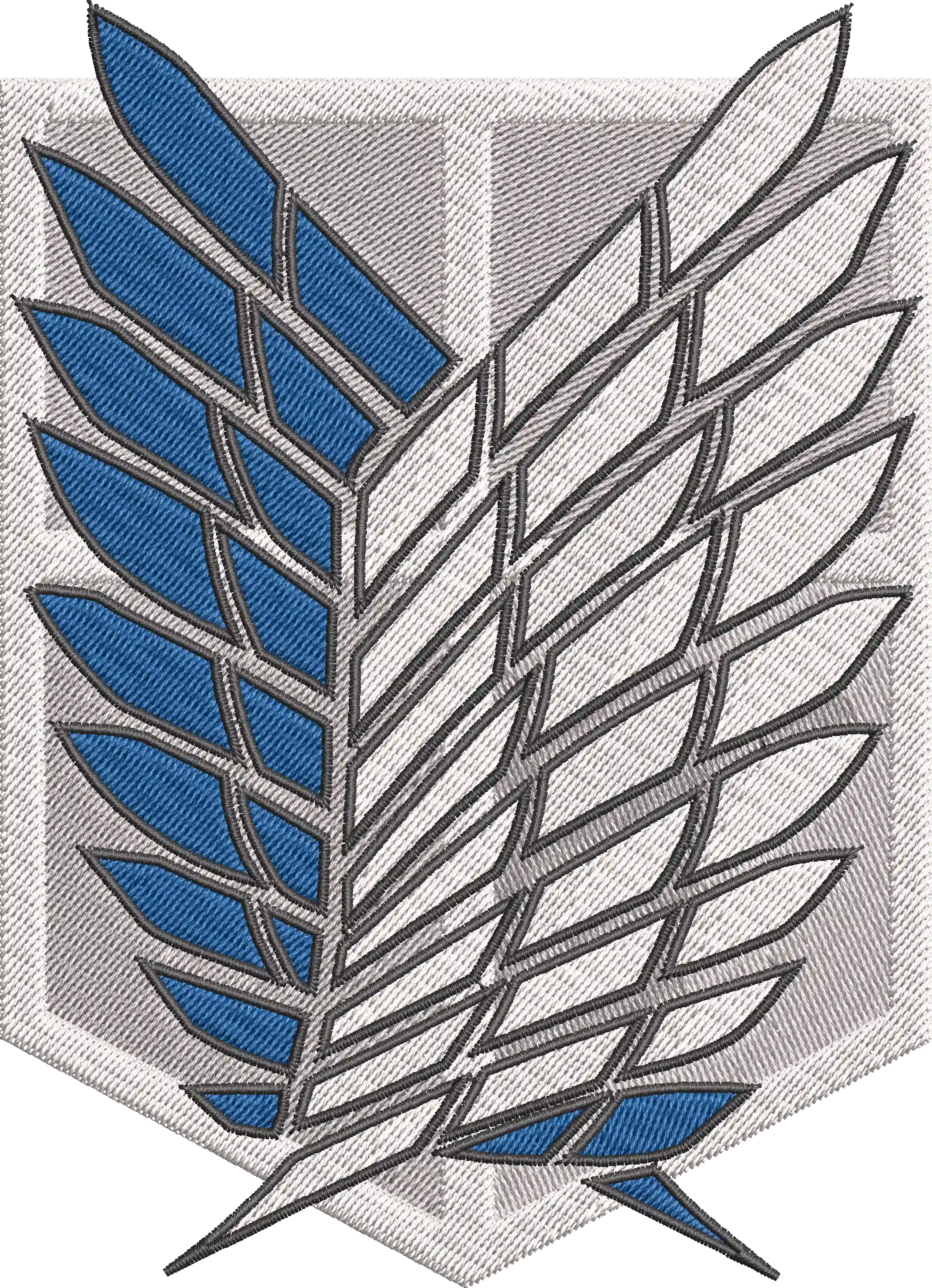 Alternative view of  Embroidered Survey Corps Wings 