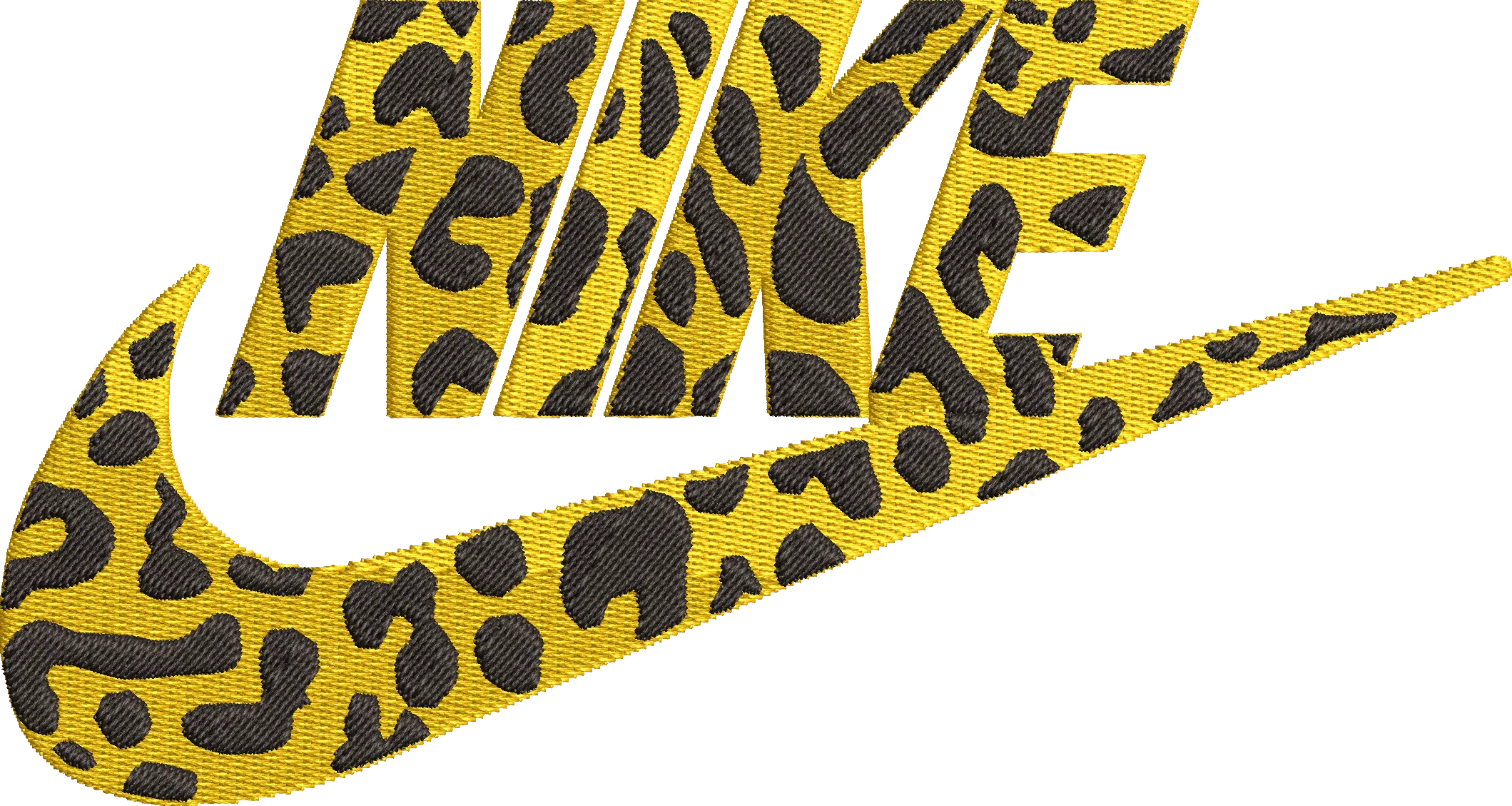 Alternative view of  Embroidered Leopard Print Nike Logo 