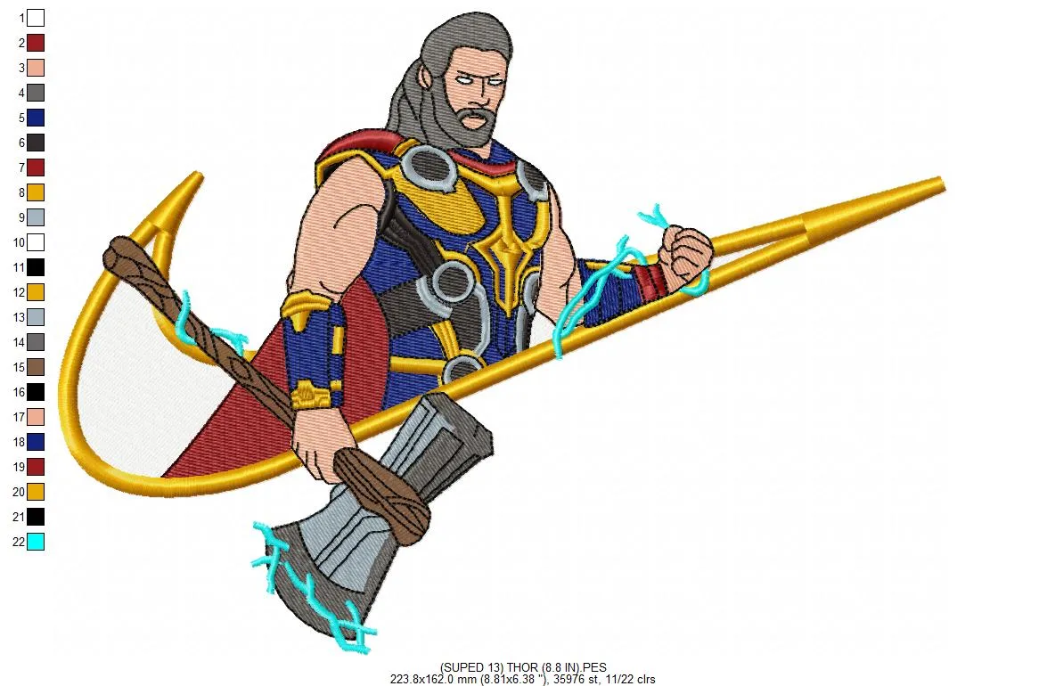 Alternative view of  Embroidered Thor with Nike Swoosh 