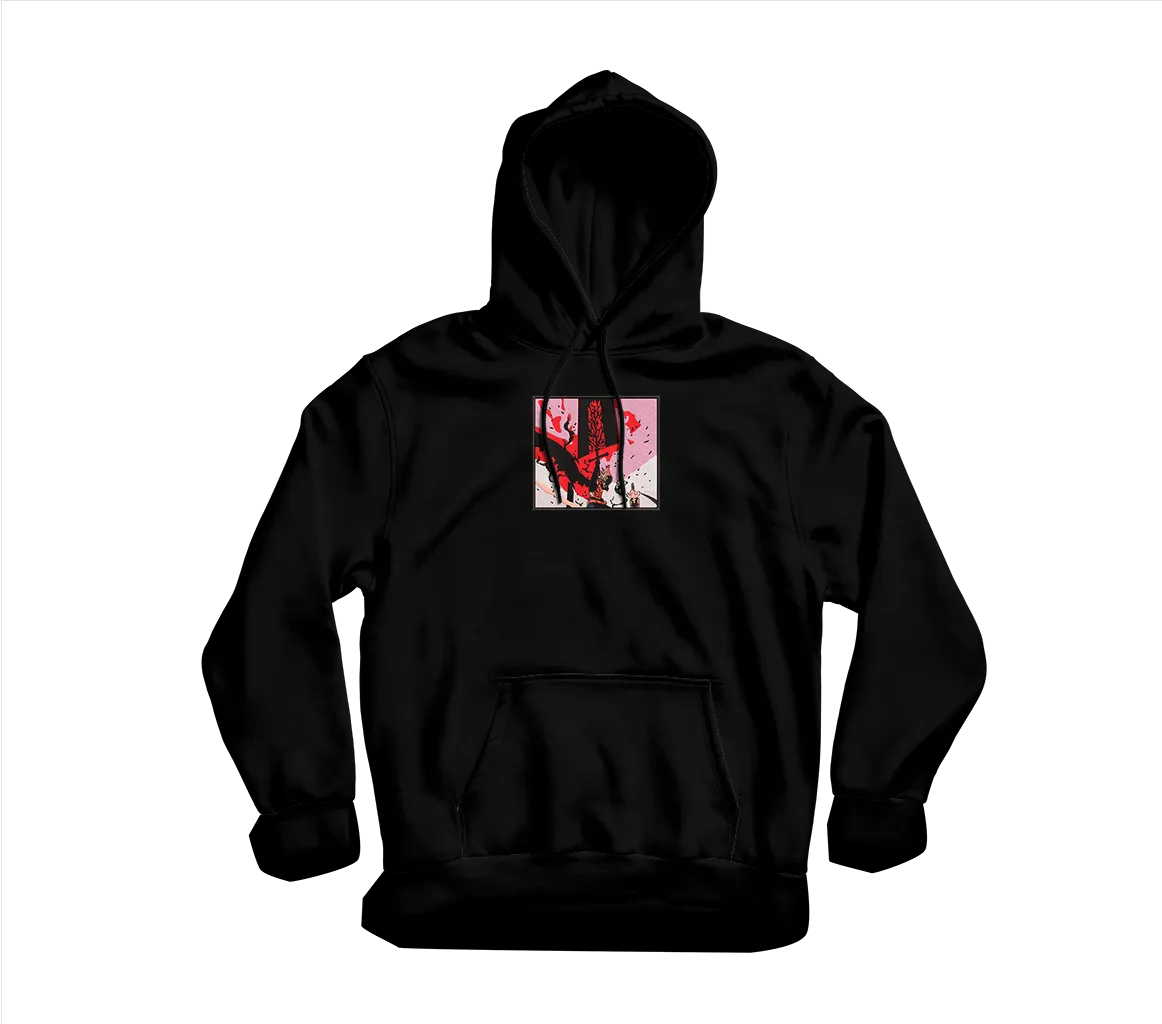 Alternative view of  Embroidered Attack on Titan Hoodie Design 