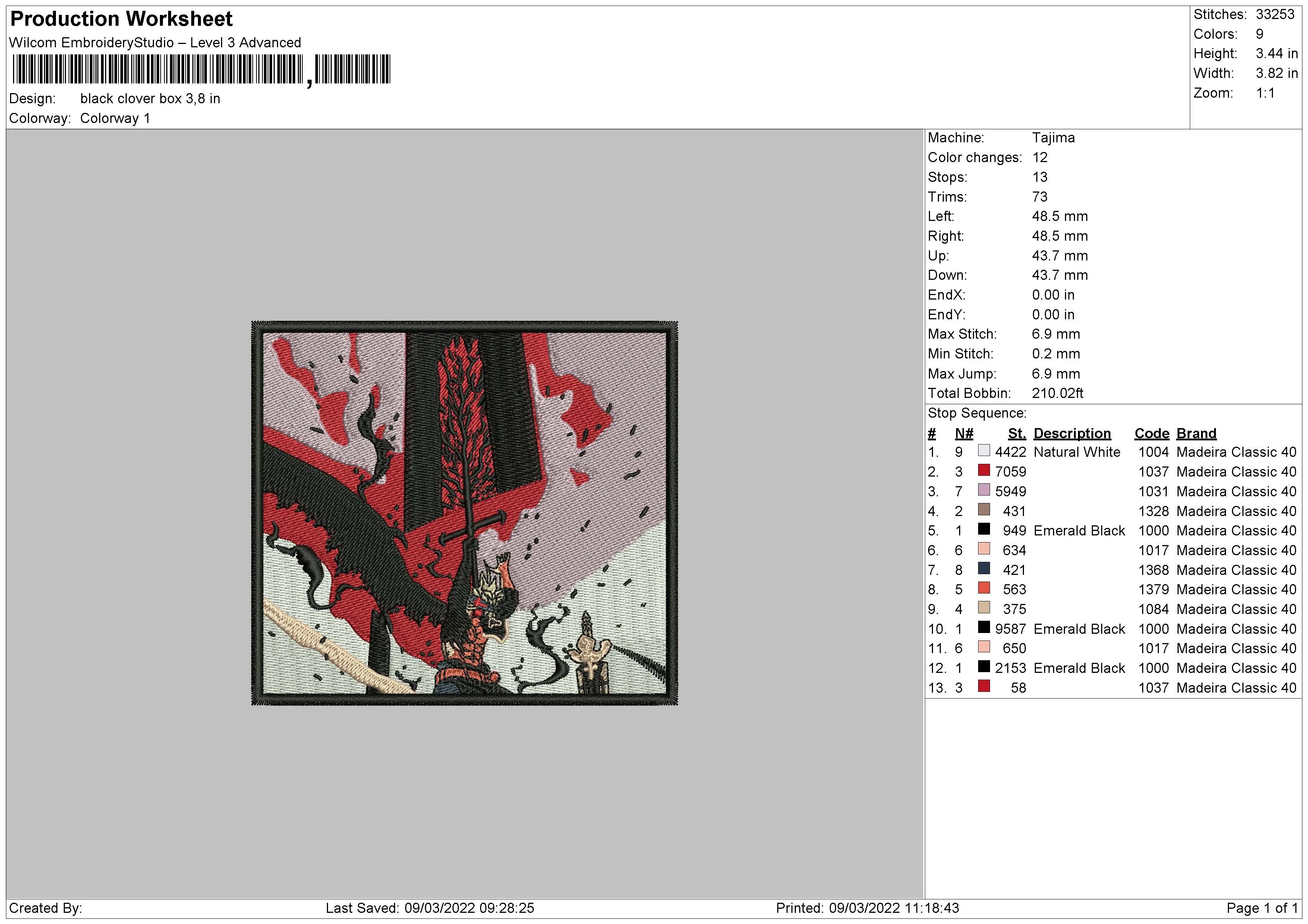 Alternative view of  Embroidered Attack on Titan Hoodie Design 