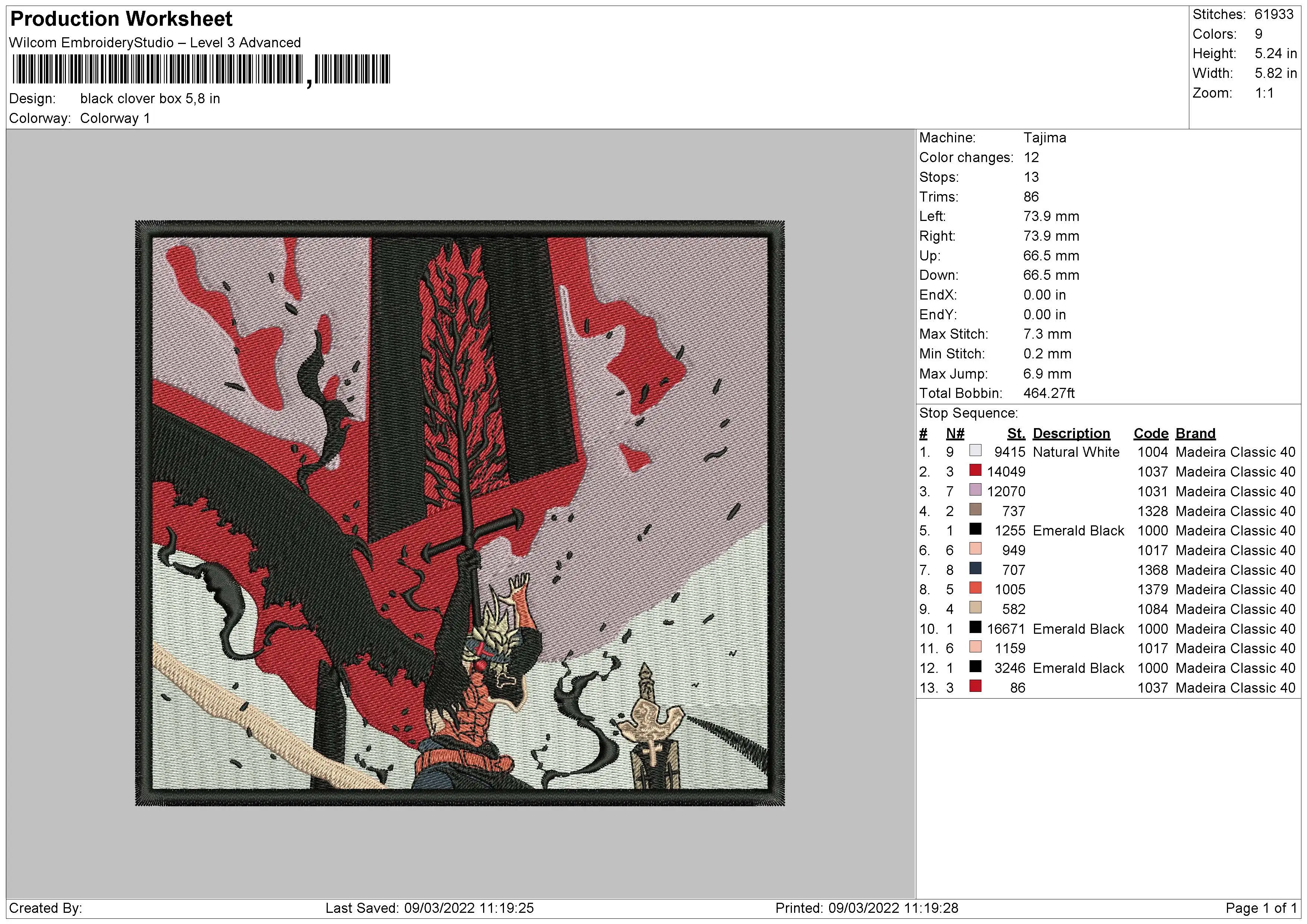 Alternative view of  Embroidered Attack on Titan Hoodie Design 