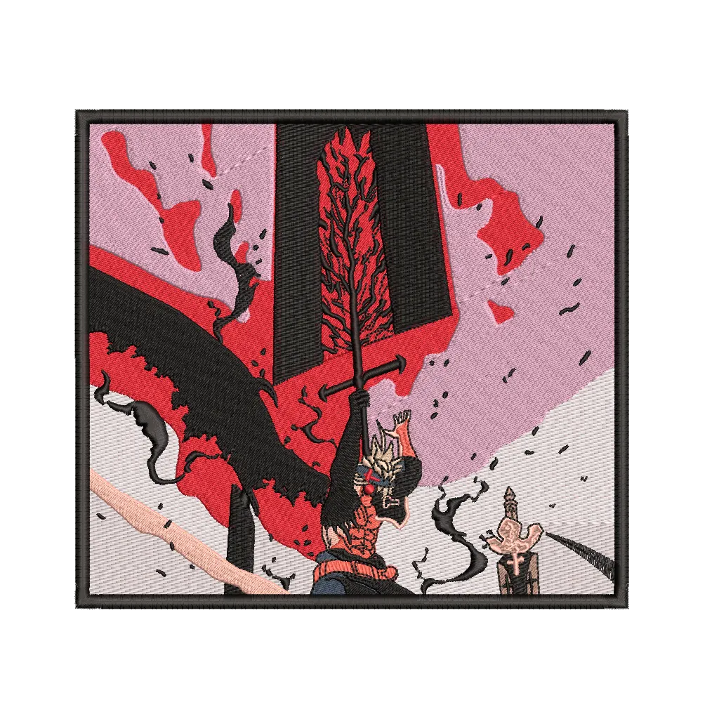 Alternative view of  Embroidered Attack on Titan Hoodie Design 