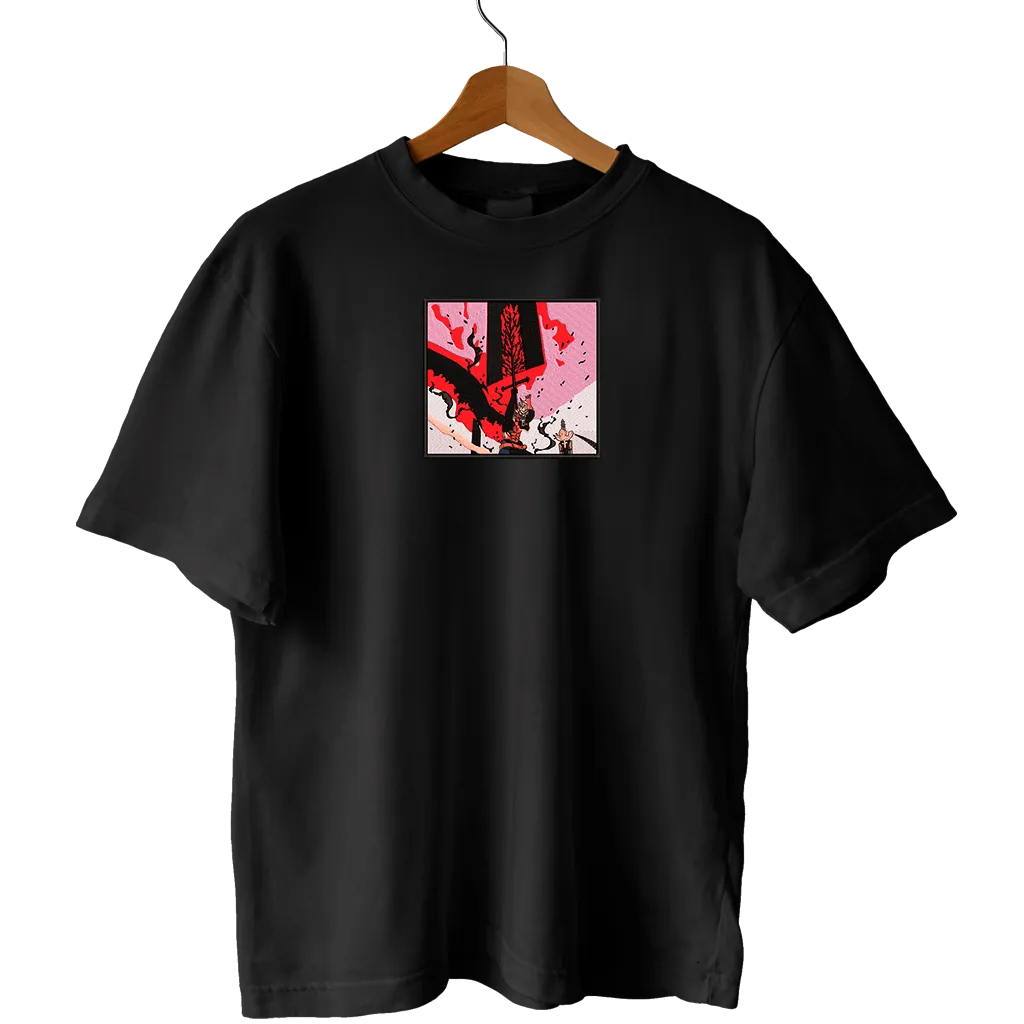 Alternative view of  Embroidered Attack on Titan Hoodie Design 