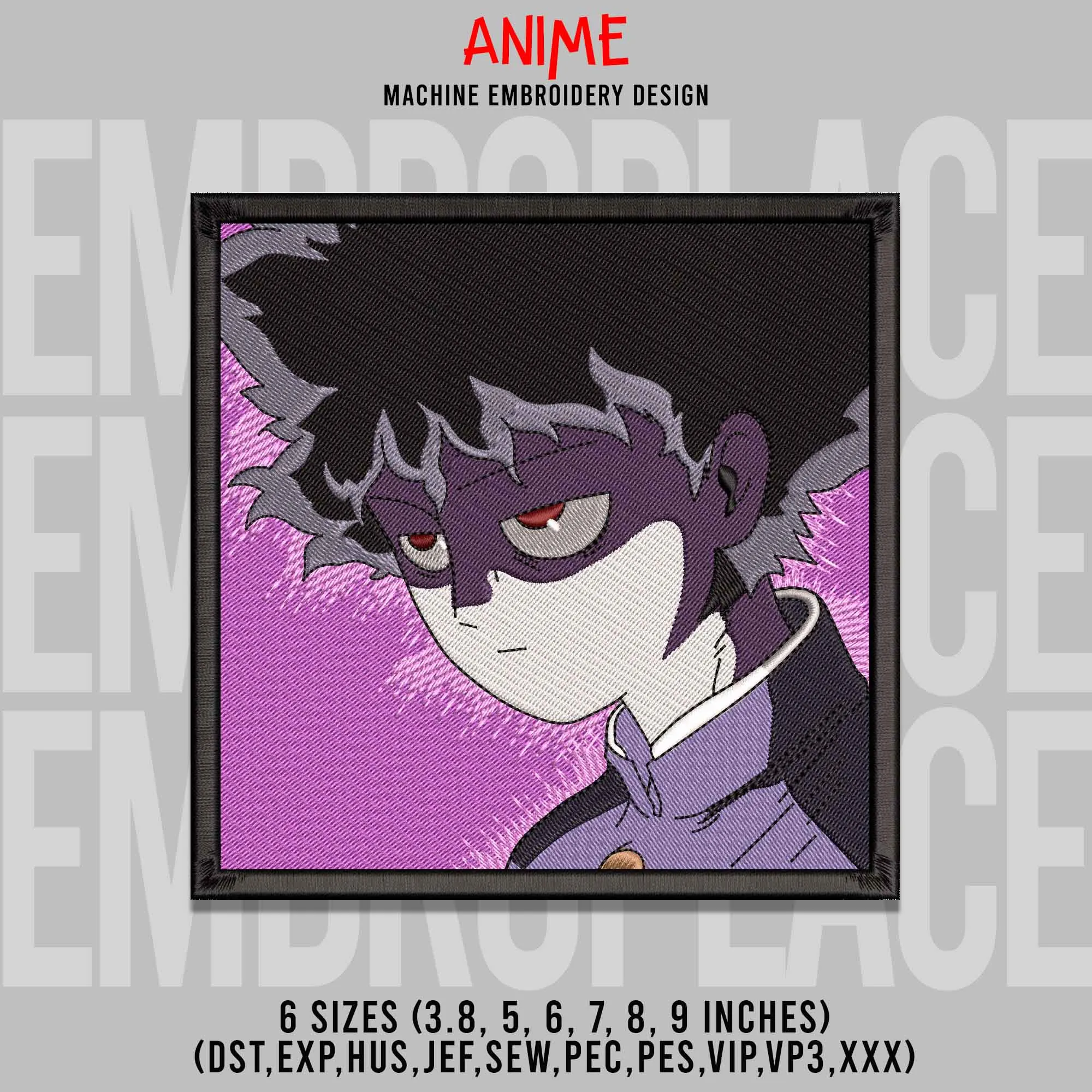 Alternative view of  AFED 611 Embroidered Anime Character 
