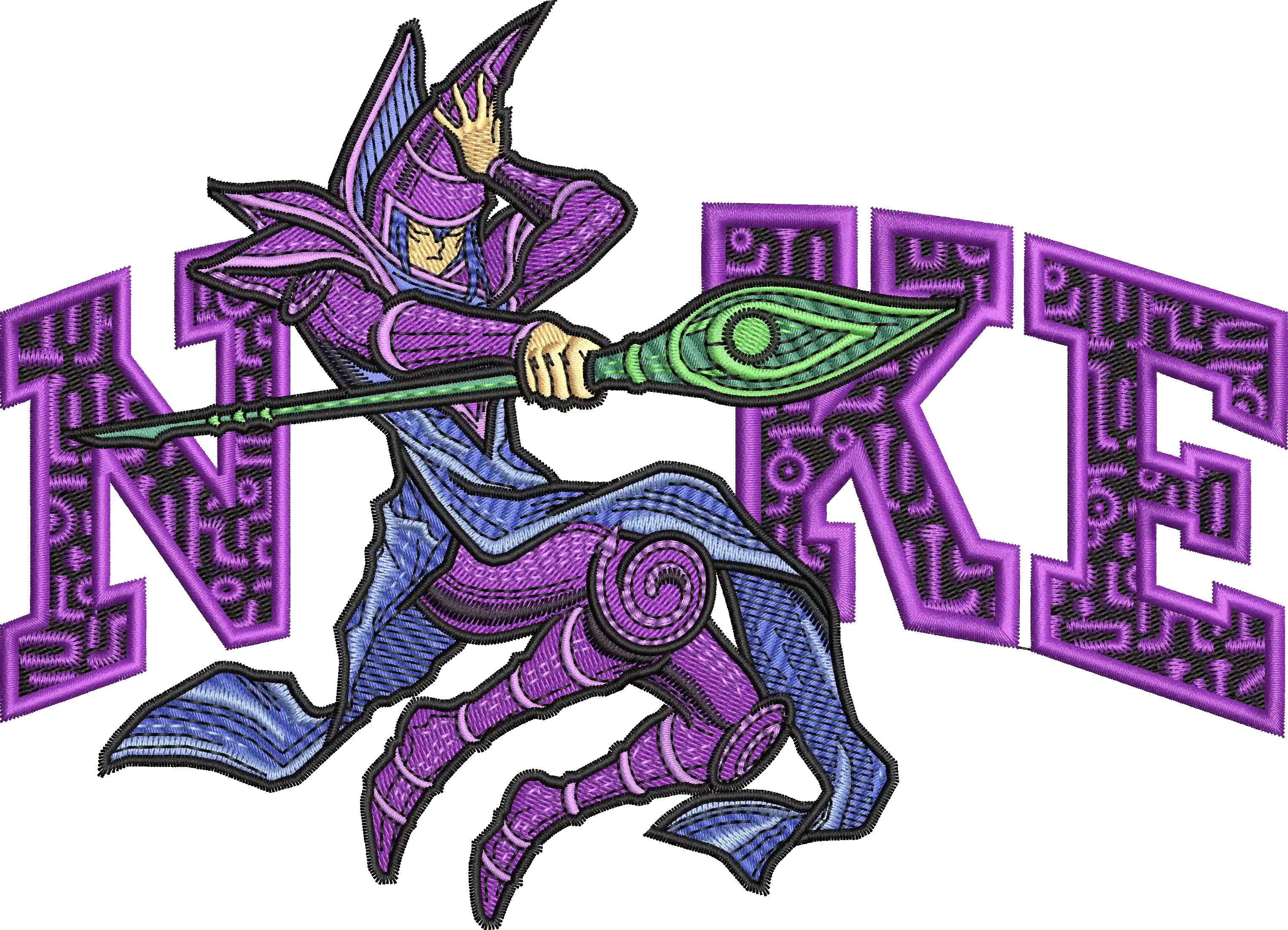 Alternative view of  Embroidered Dark Magician with Nike Logo 
