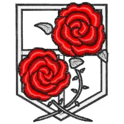 Alternative view of  Attack on Titan Embroidered Crest 