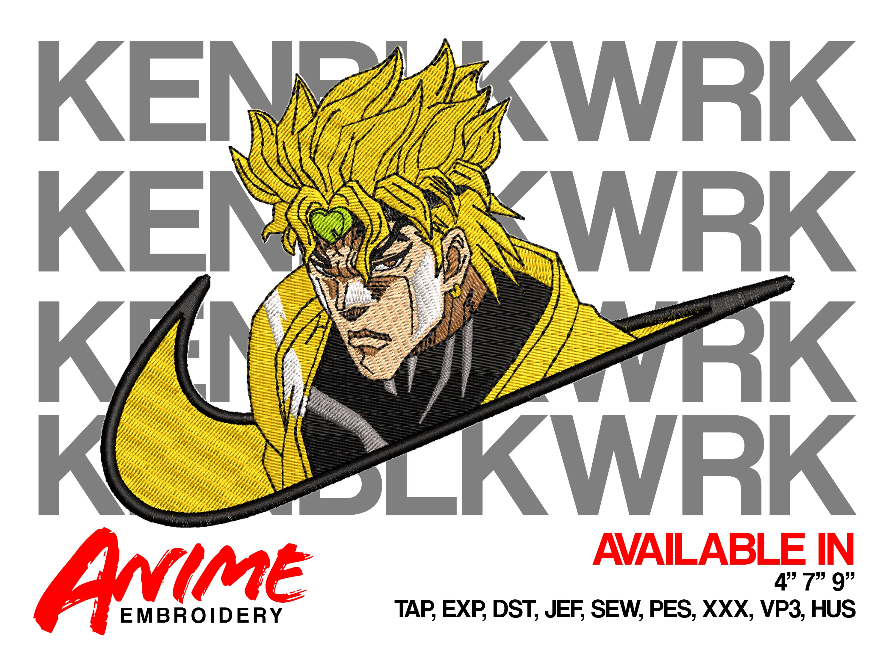 Alternative view of  Embroidered Dio Brando with Nike Logo 