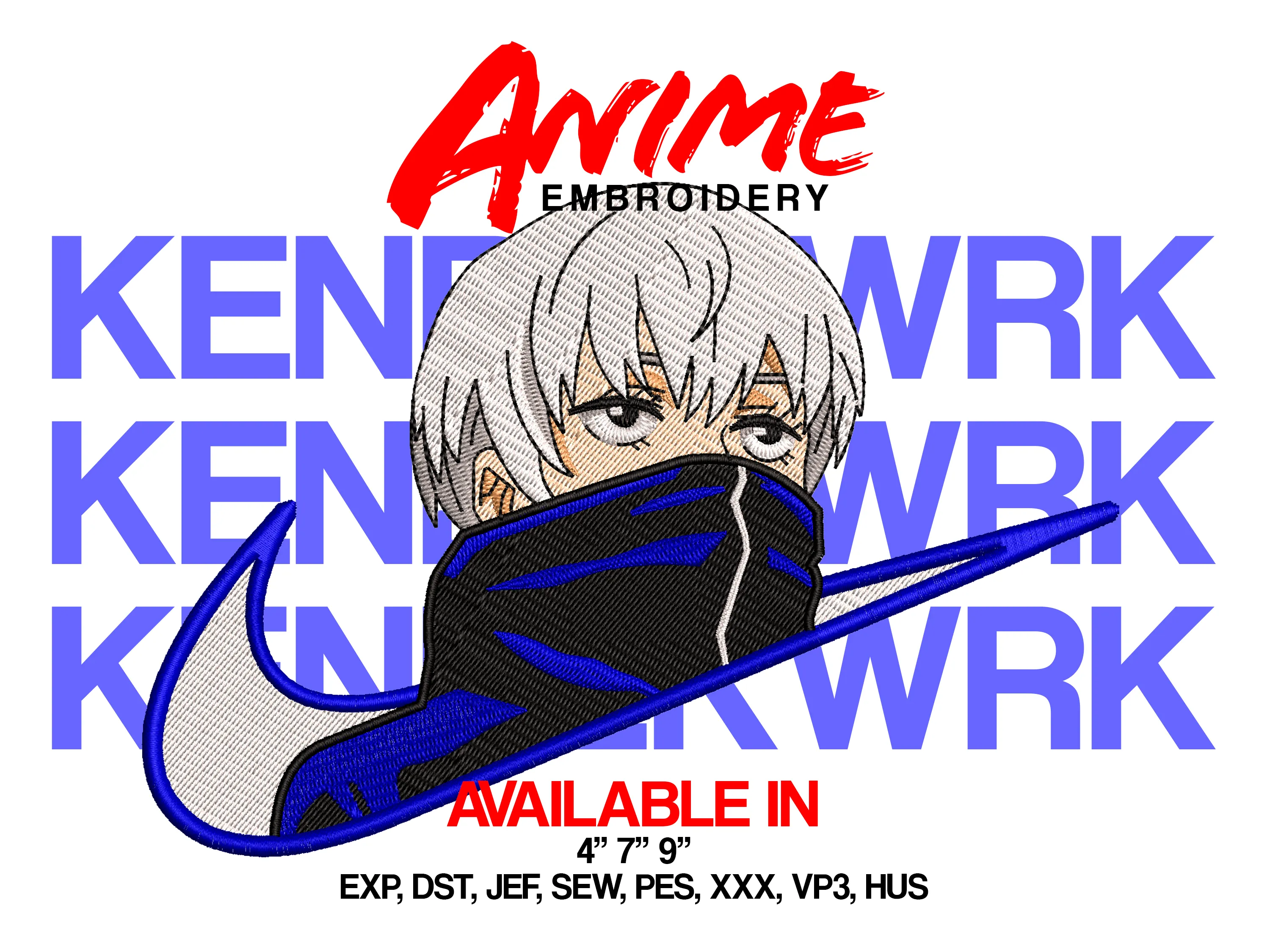 Alternative view of  Ken Kaneki Embroidered Logo Design 