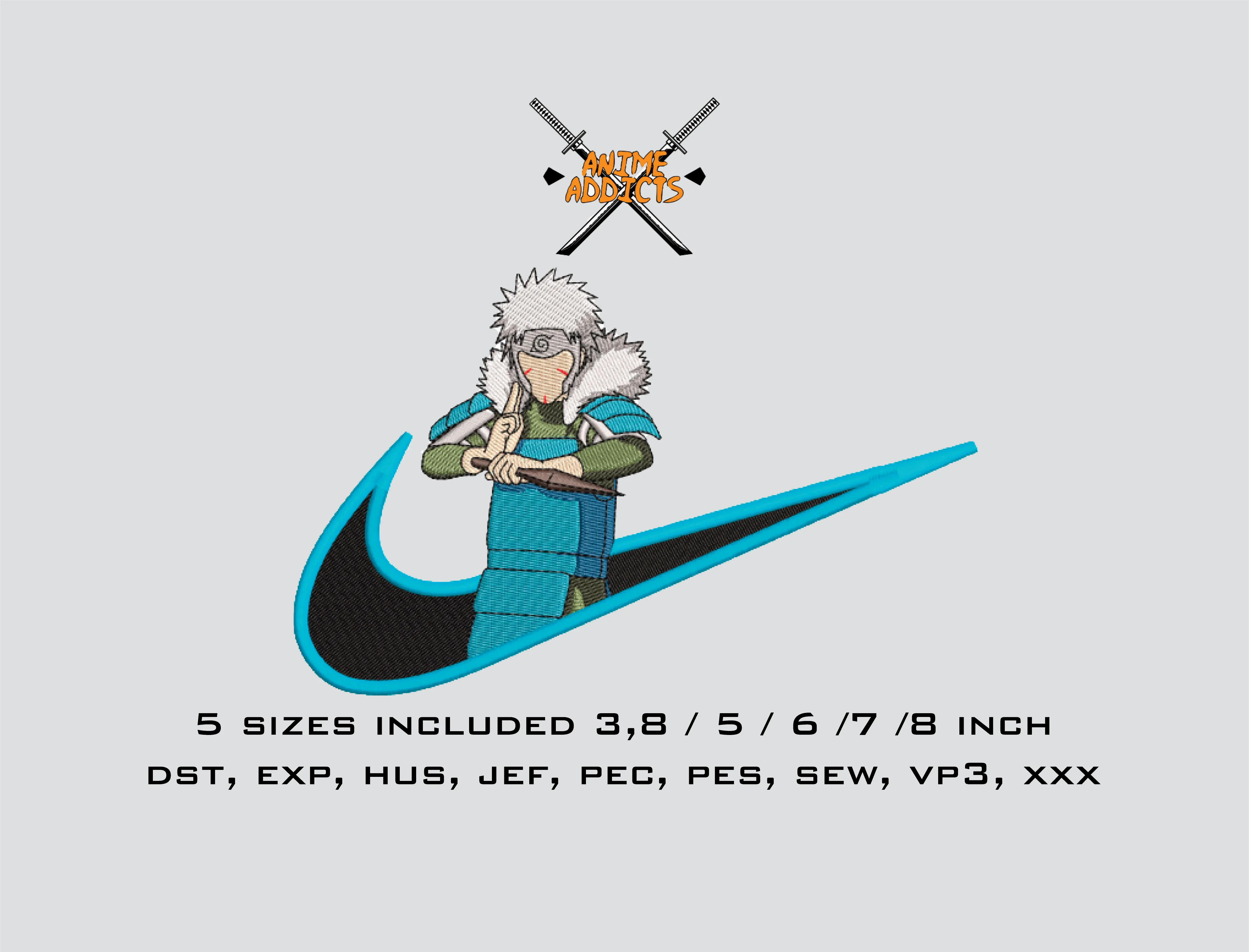 Alternative view of  Embroidered Naruto with Nike Swoosh 