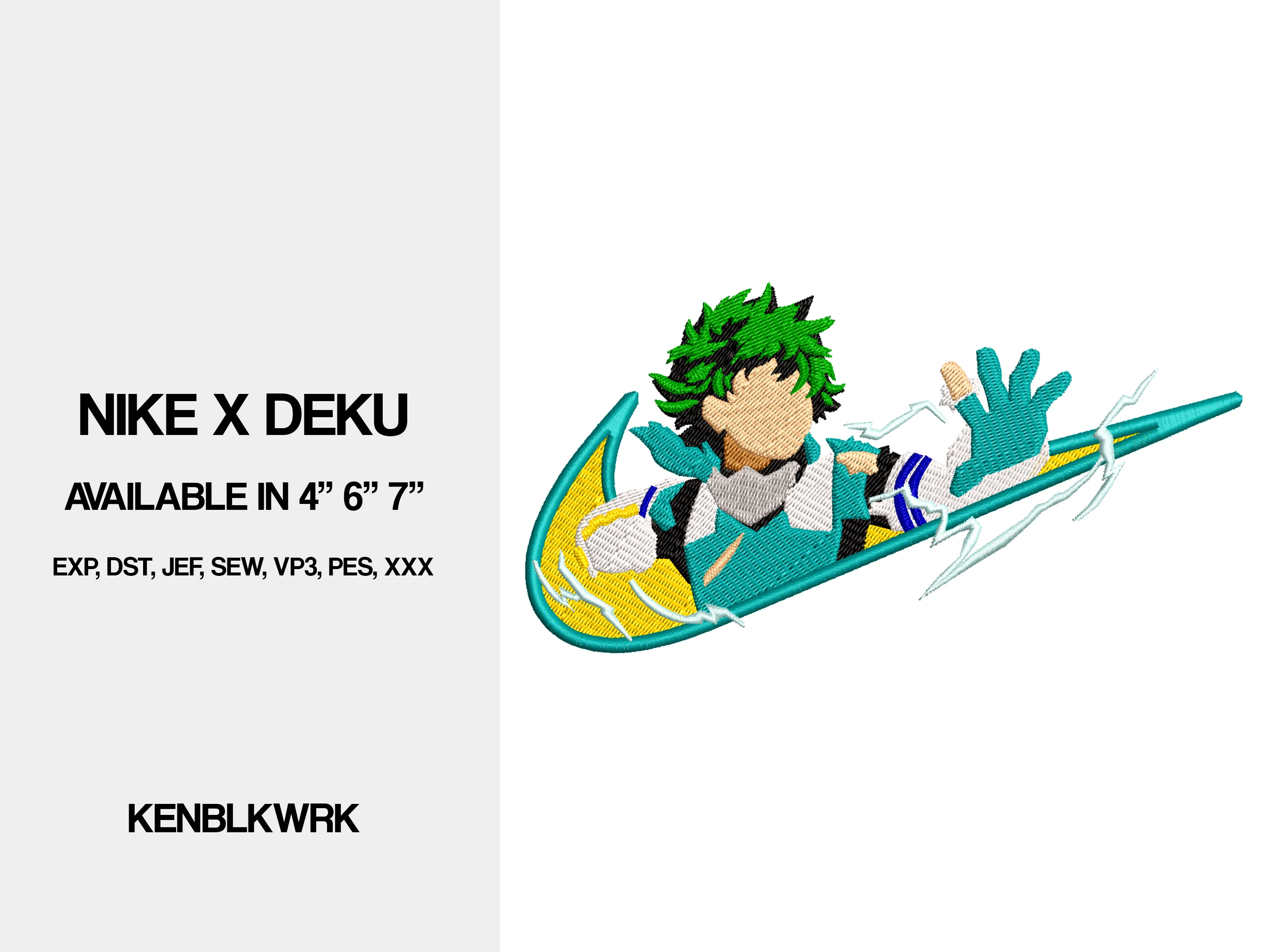 Alternative view of  Nike X Deku Embroidered Design 