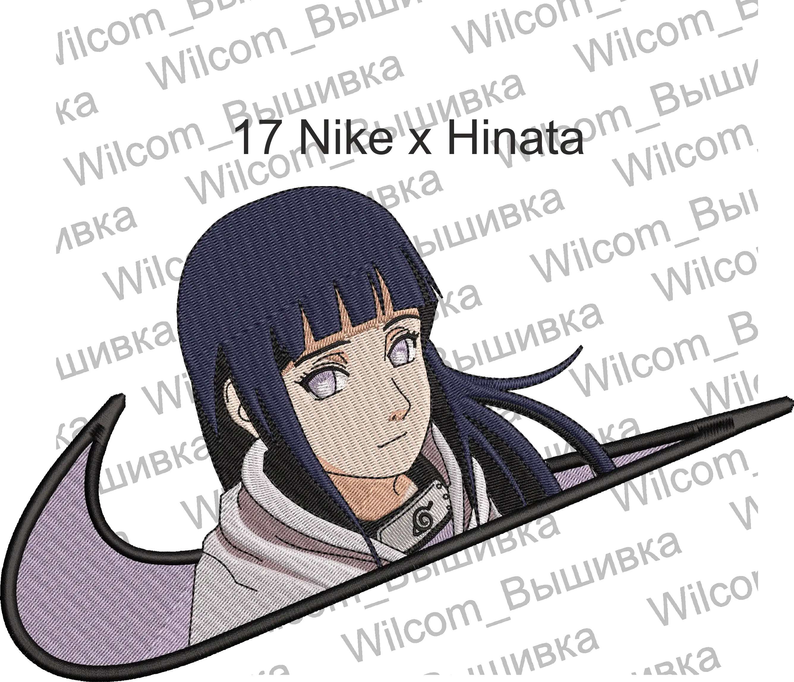 Alternative view of  Hinata Embroidered Portrait 