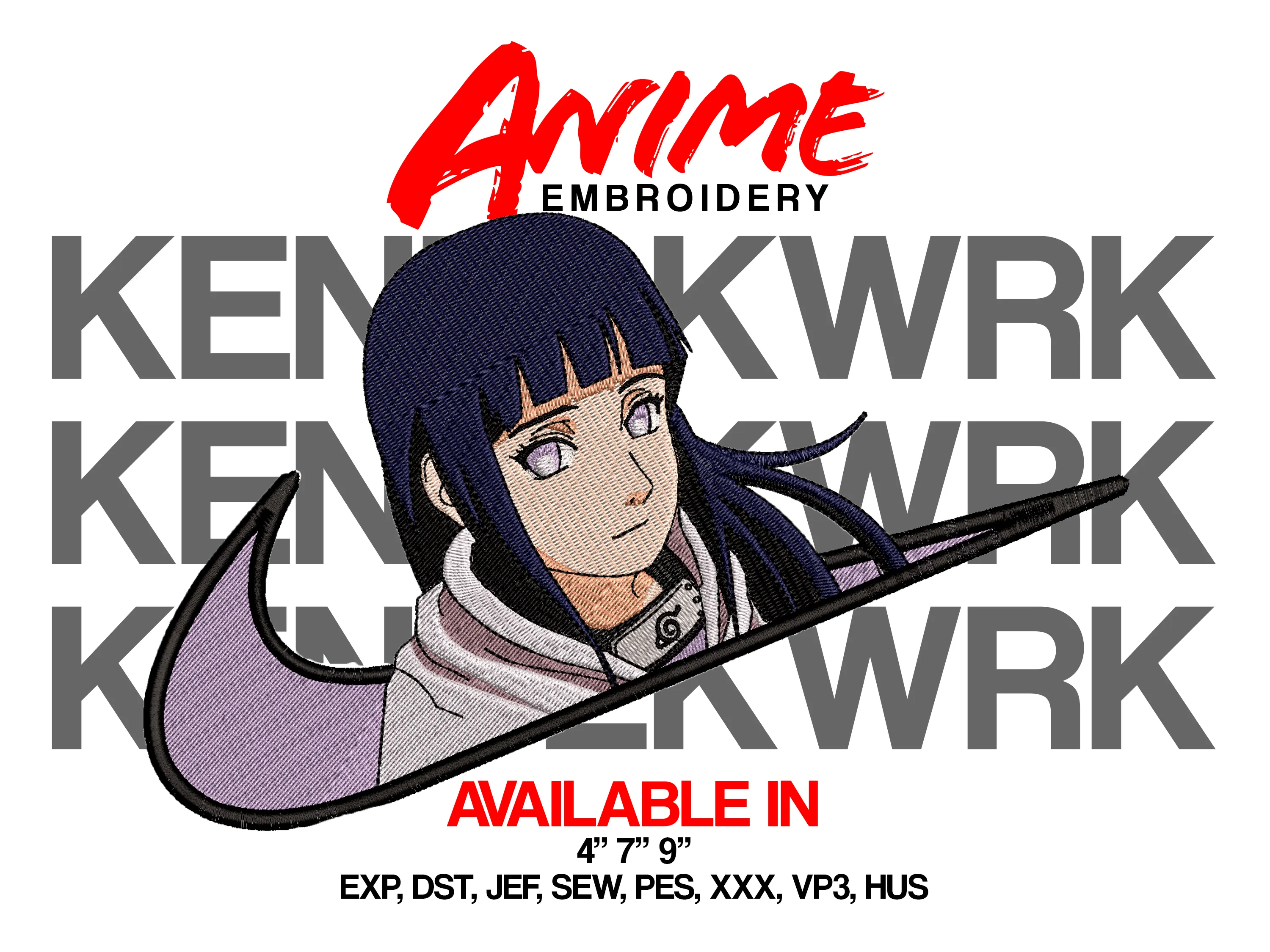 Alternative view of  Hinata Embroidered Portrait 