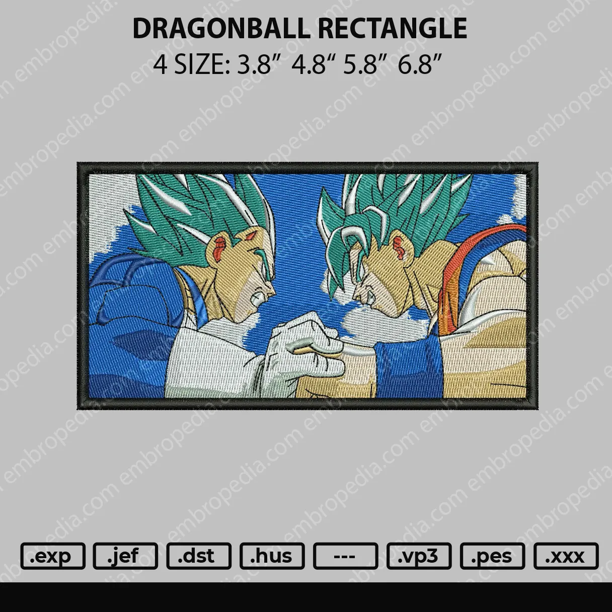 Alternative view of  Embroidered Super Saiyan Showdown 