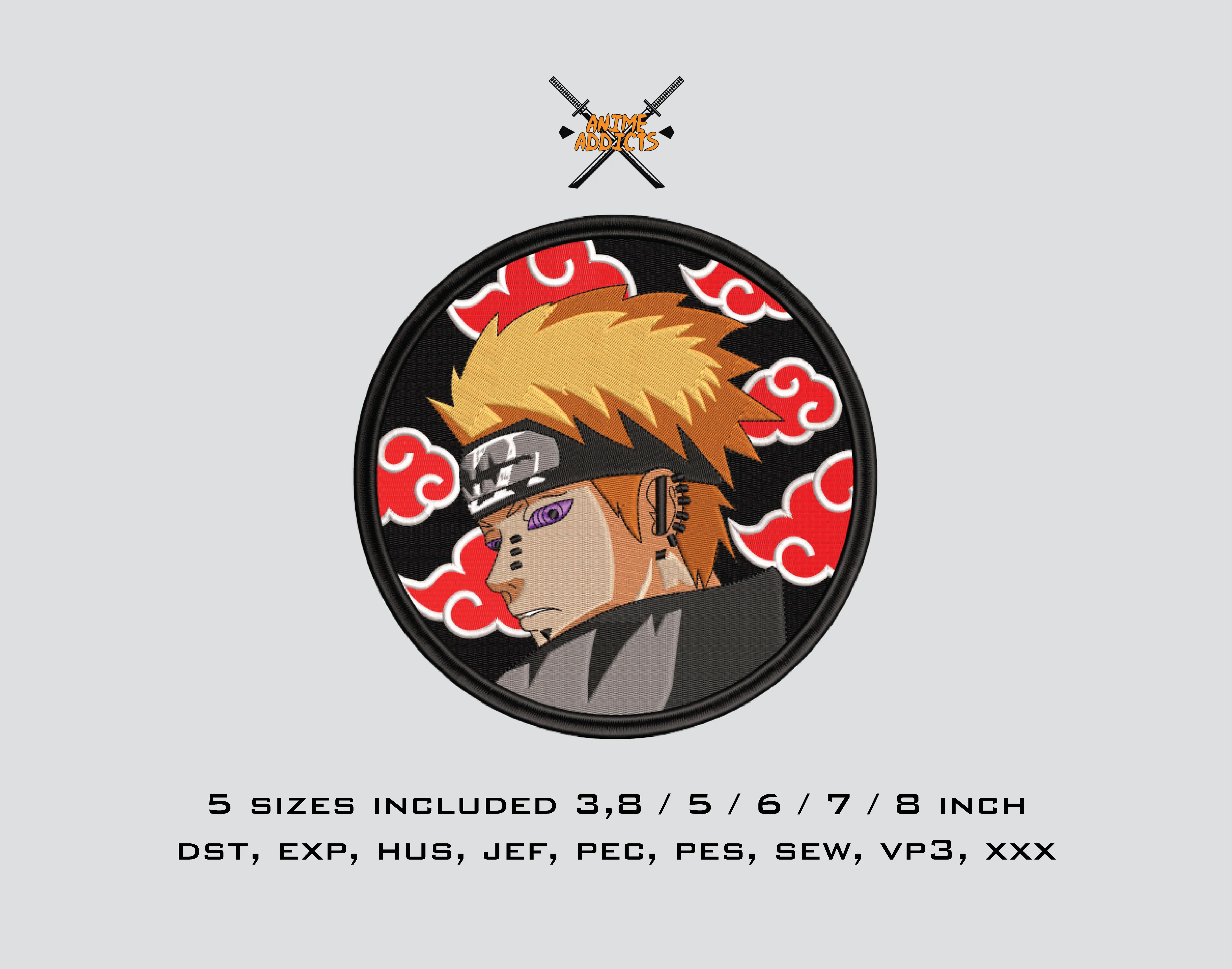 Alternative view of  Naruto Akatsuki Embroidered Patch 