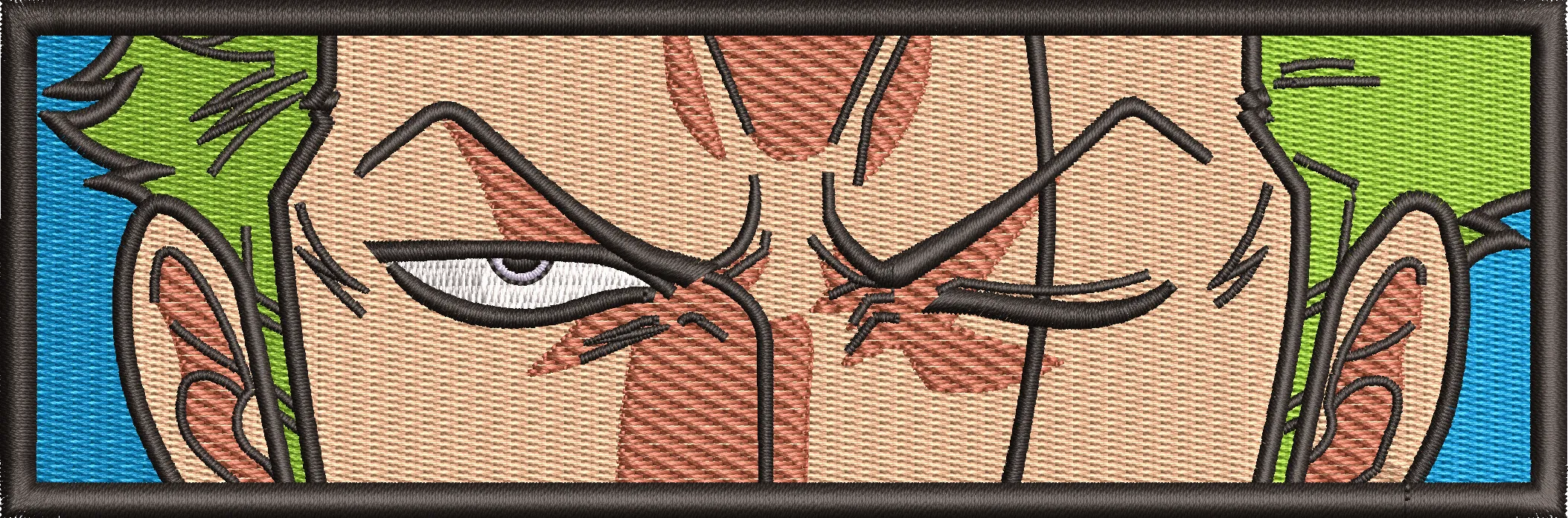 Alternative view of  Embroidered Roronoa Zoro Close-Up 