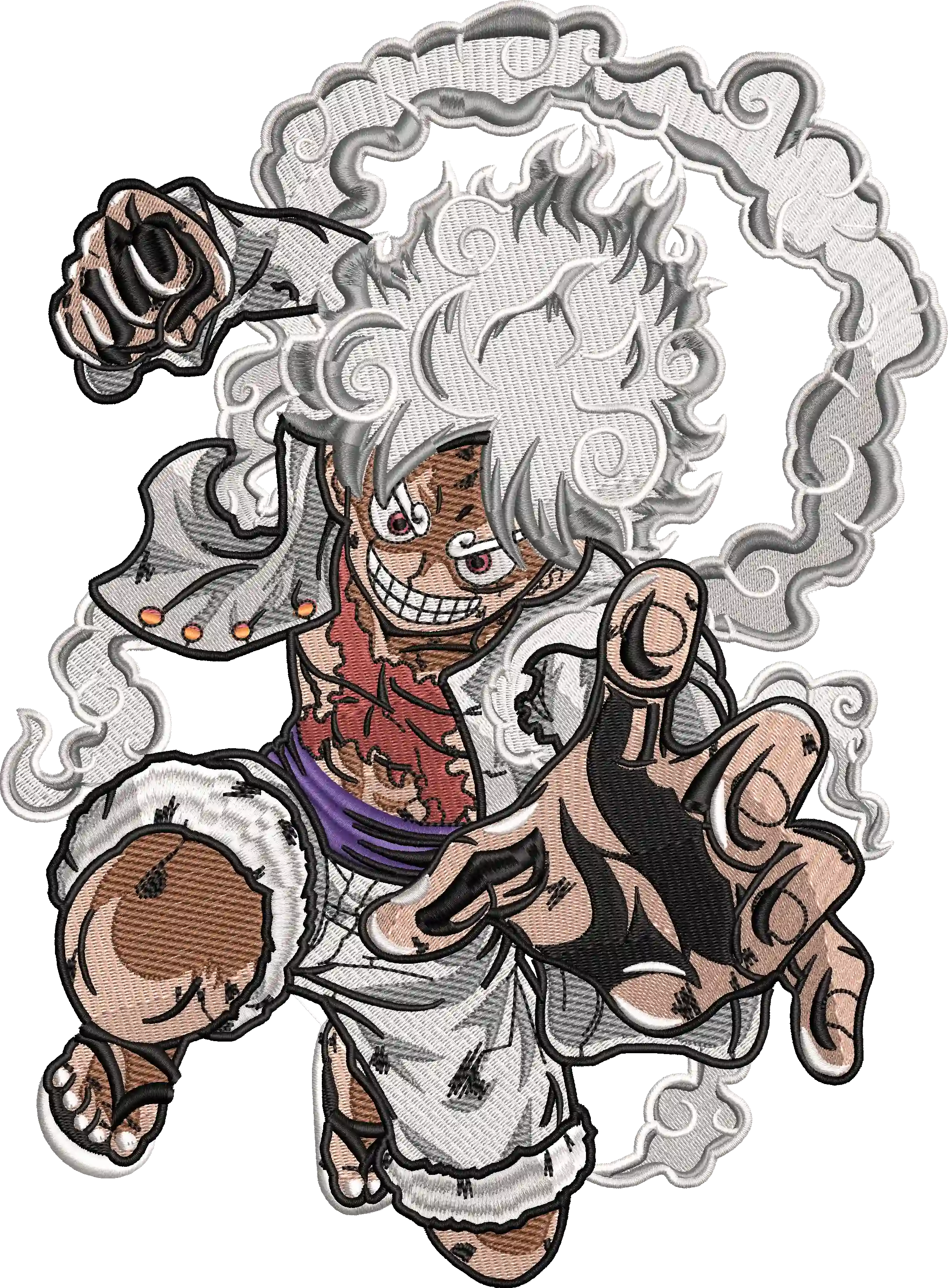 Alternative view of  Whitebeard Embroidery Design 