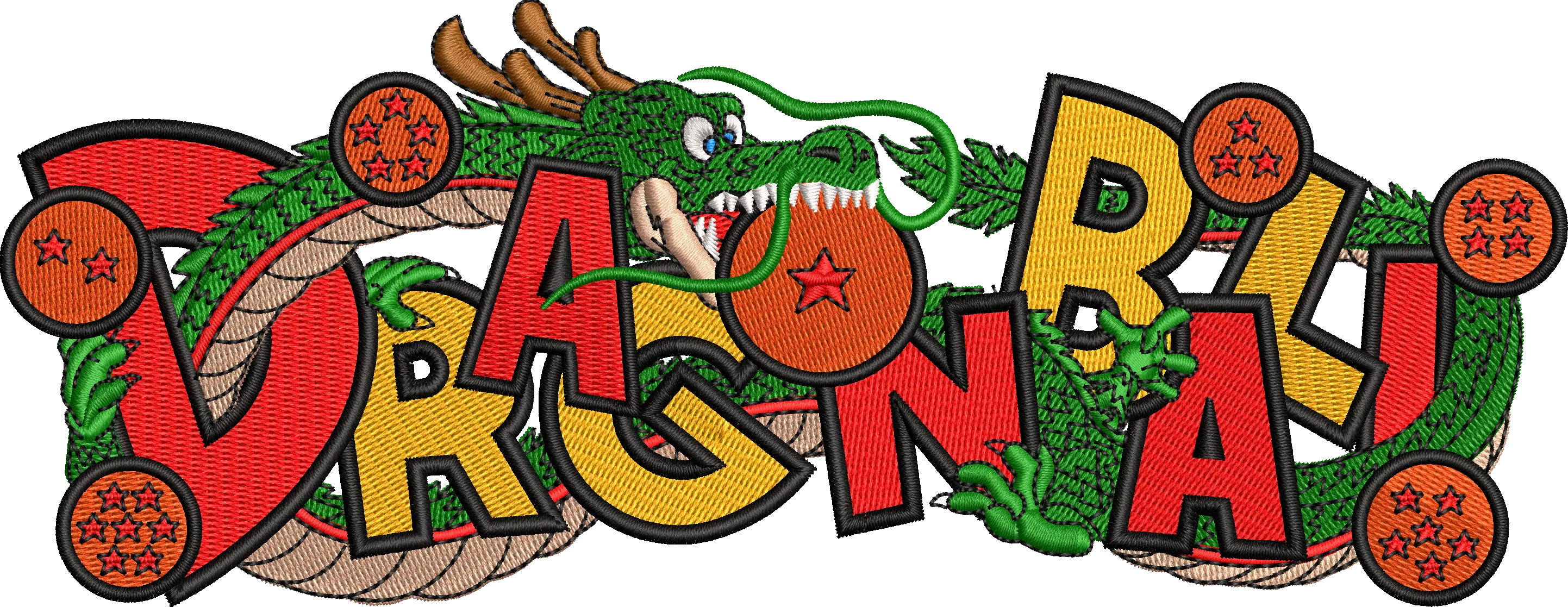 Alternative view of  Dragon Ball Embroidered Logo 