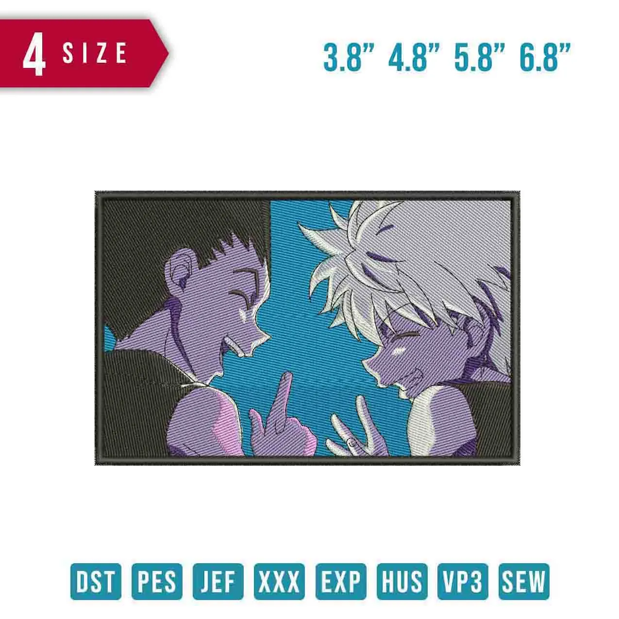 Alternative view of  Hunter x Hunter Embroidered Scene 