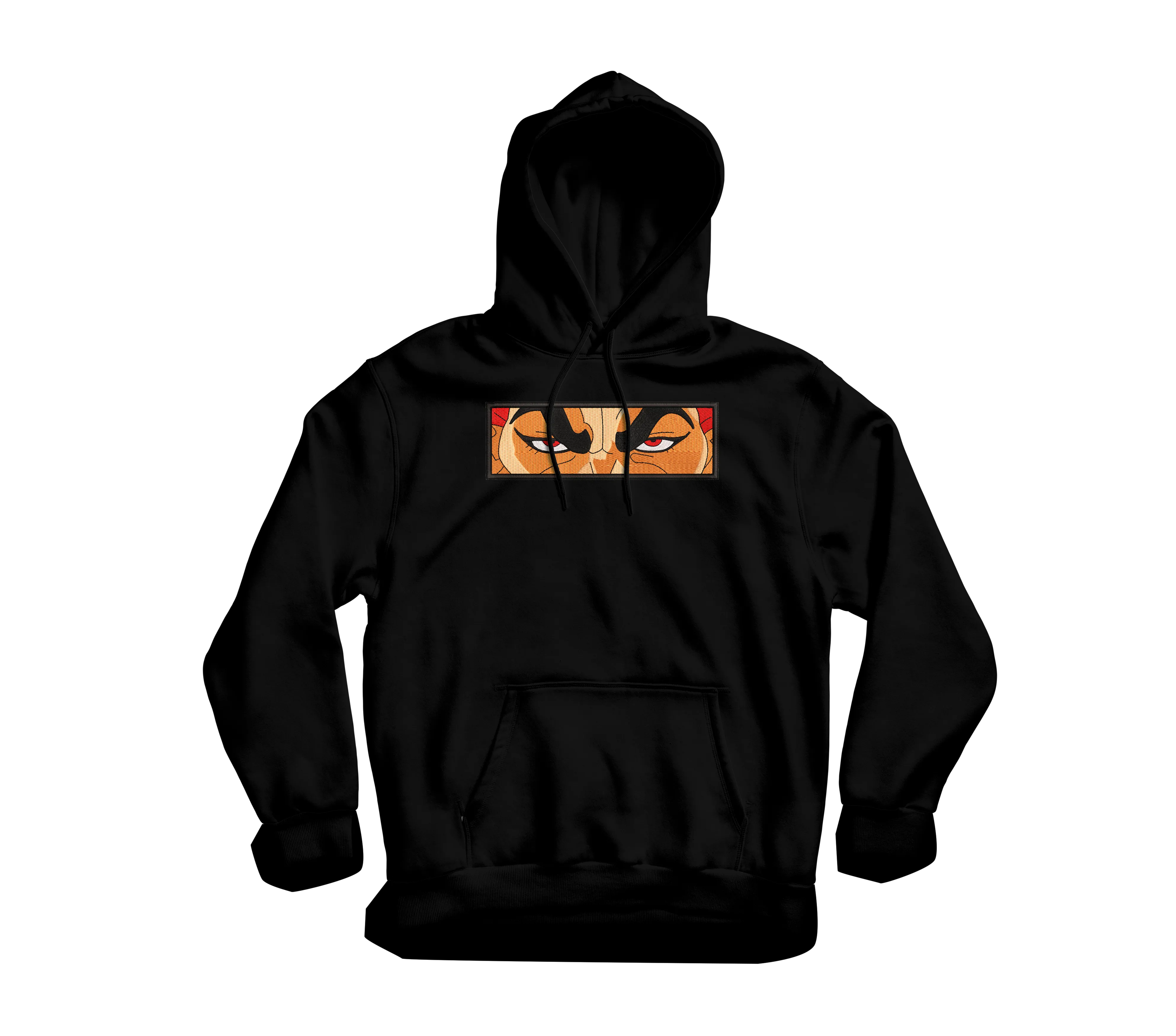 Alternative view of  Embroidered Anime Eyes Hoodie Design 