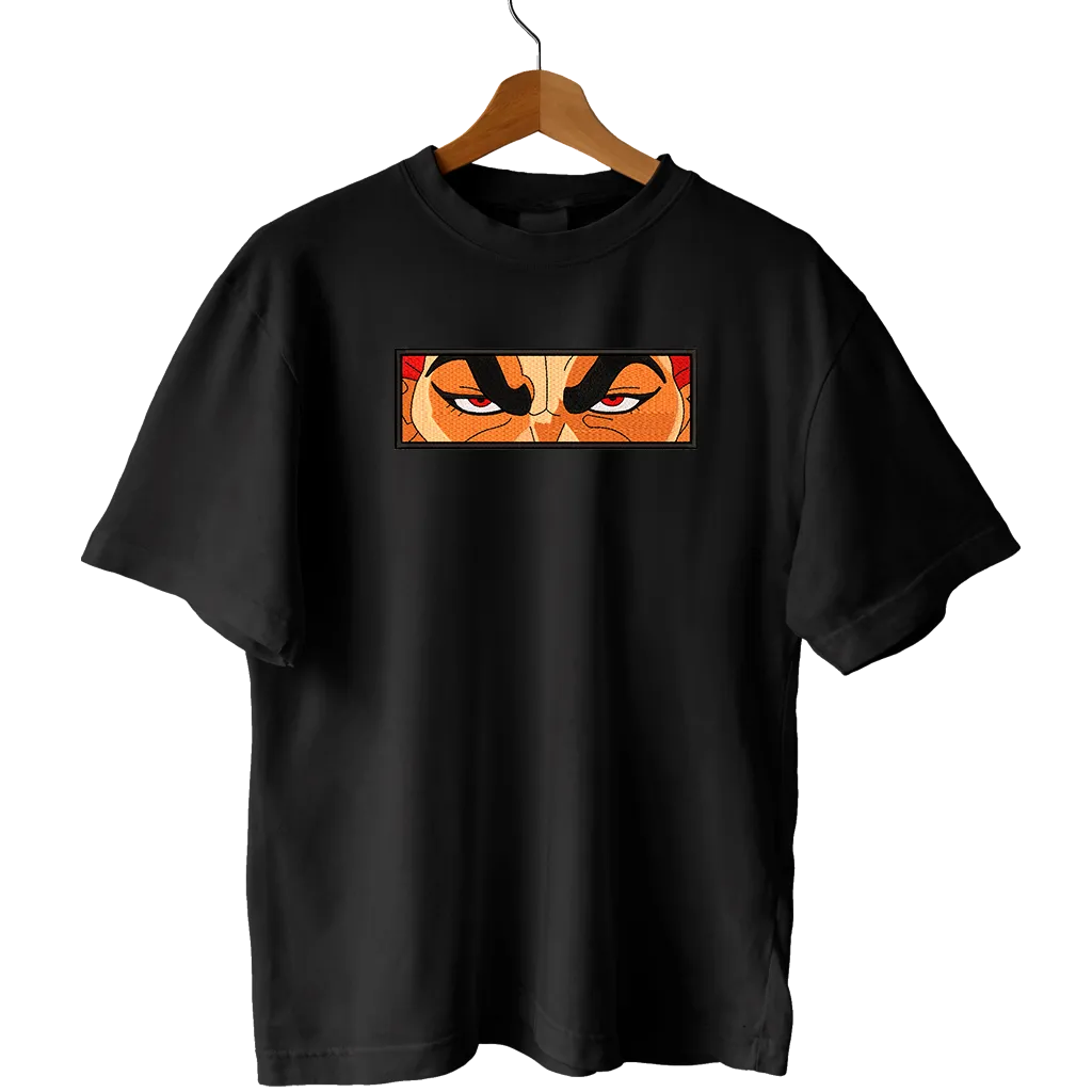 Alternative view of  Embroidered Anime Eyes Hoodie Design 