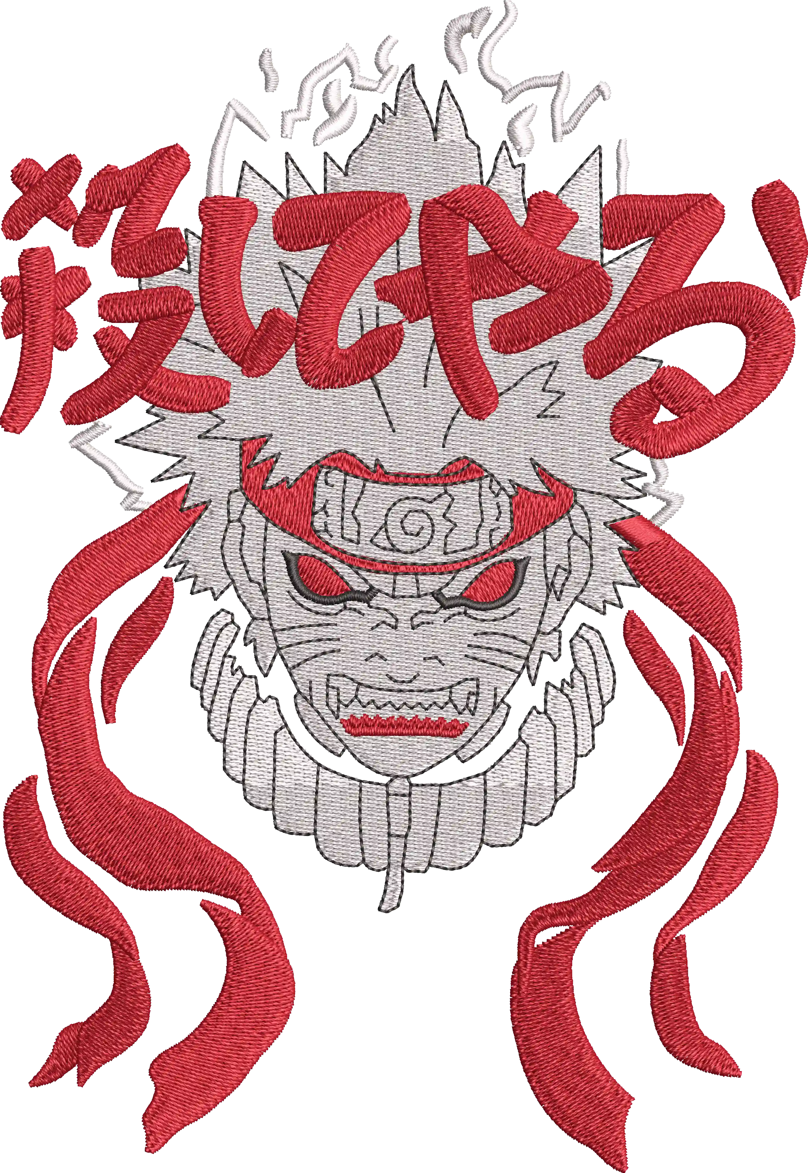 Alternative view of  Naruto Embroidered Mask Design 