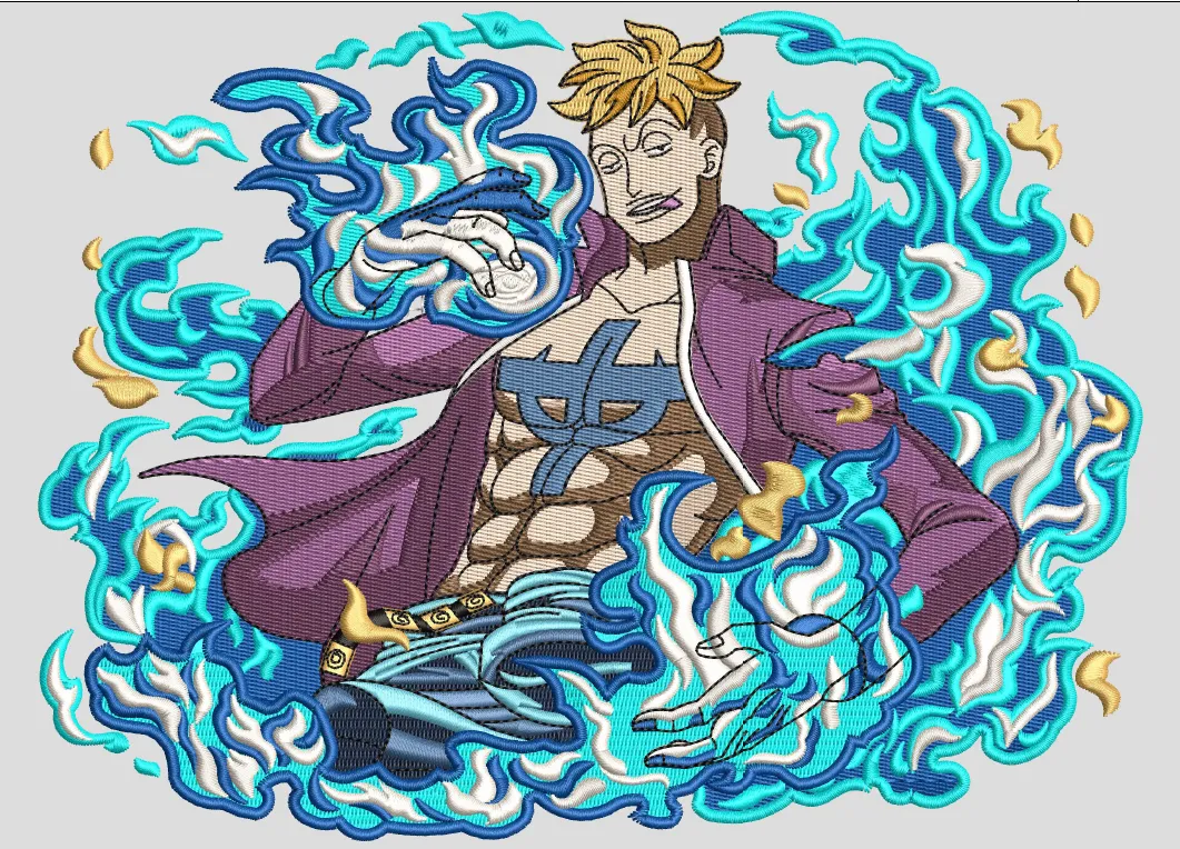 Alternative view of  Embroidered One Piece Sabo Character 