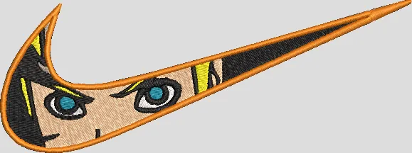 Alternative view of  Embroidered Anime Eye with Logo 