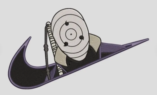 Alternative view of  Embroidered Naruto Logo Mashup 