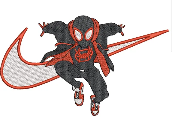 Alternative view of  Embroidered Spider-Man with Nike Swoosh 