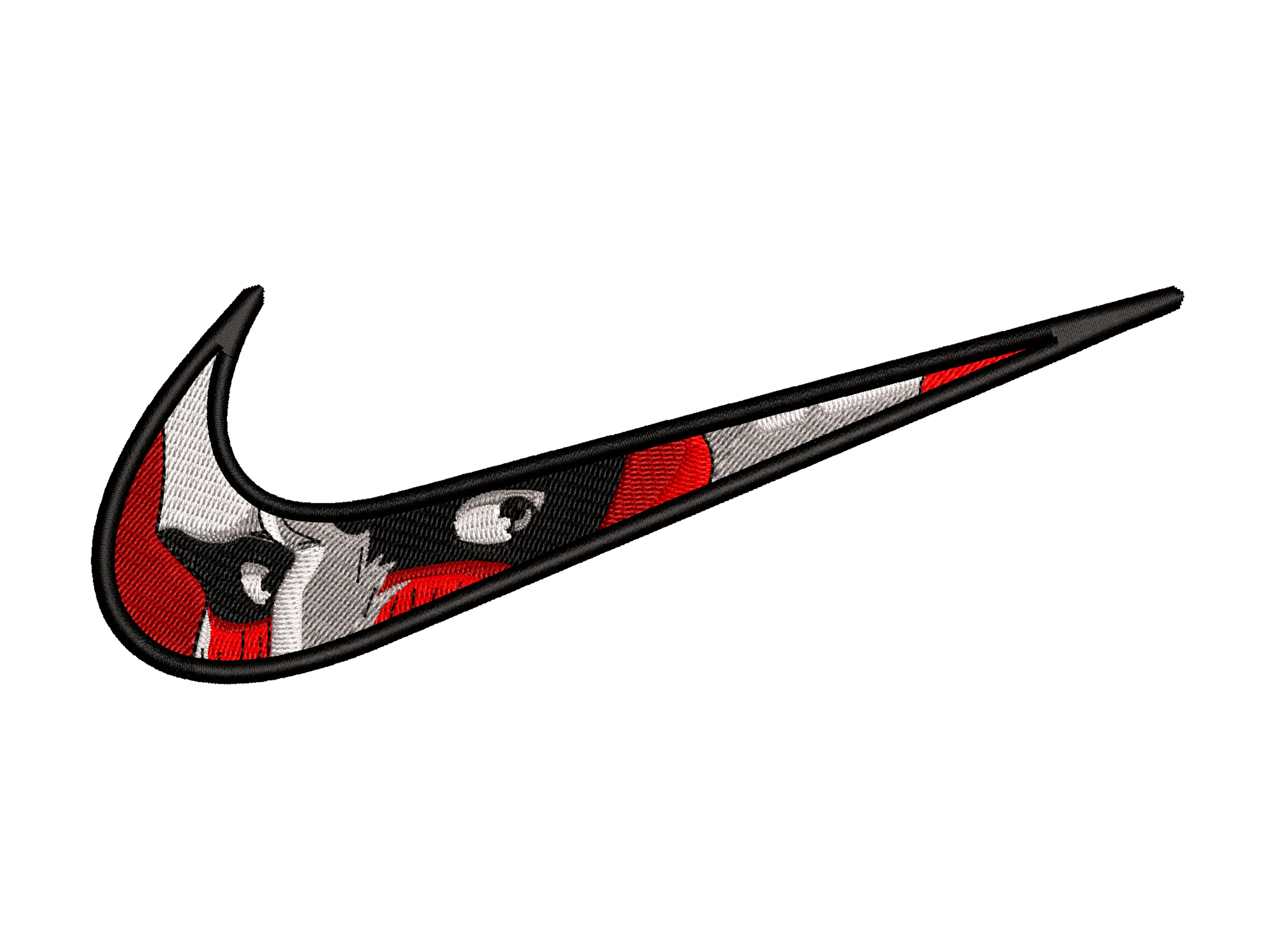 Alternative view of  Embroidered Nike Swoosh with Anime Character 