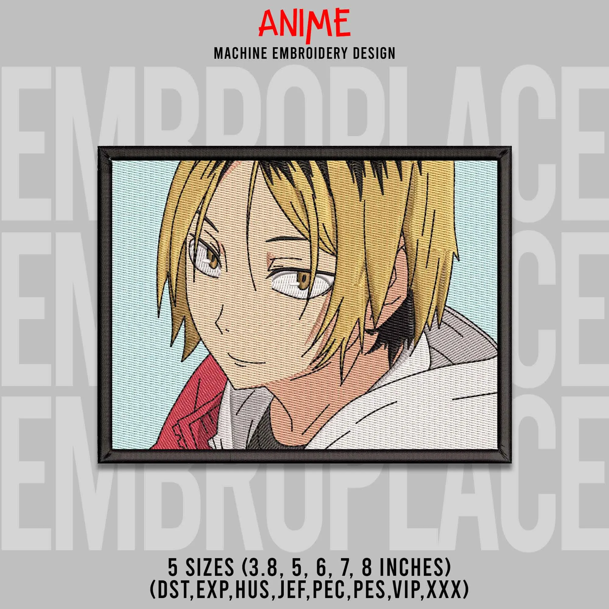 Alternative view of  Attack on Titan Embroidery Design 