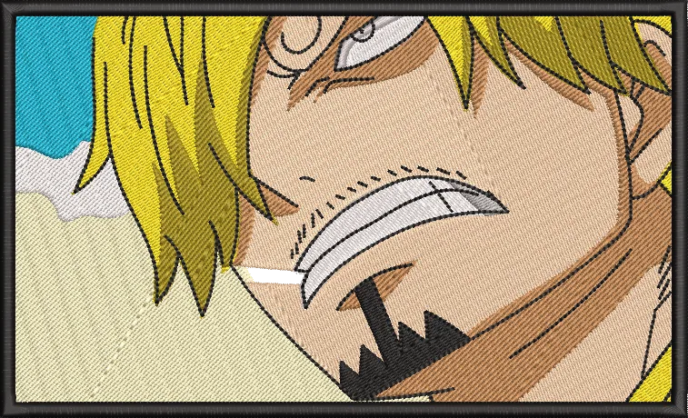 Alternative view of  Sanji Embroidered Portrait 