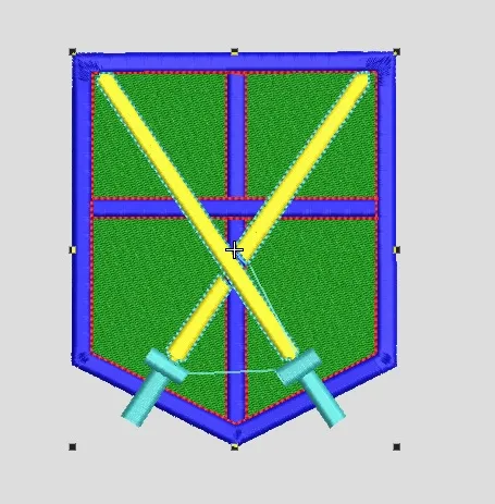 Alternative view of  Attack on Titan Embroidered Insignia 