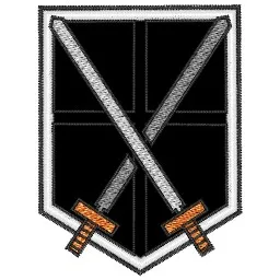 Alternative view of  Attack on Titan Embroidered Insignia 