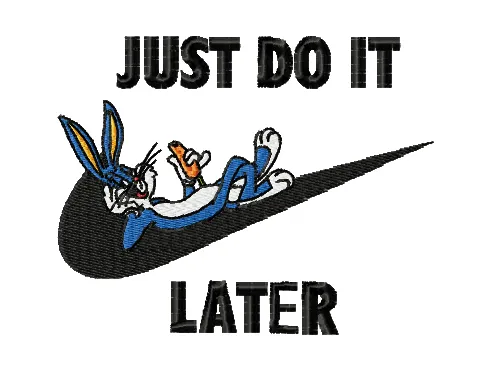 Alternative view of  Bugs Bunny Embroidered Parody 