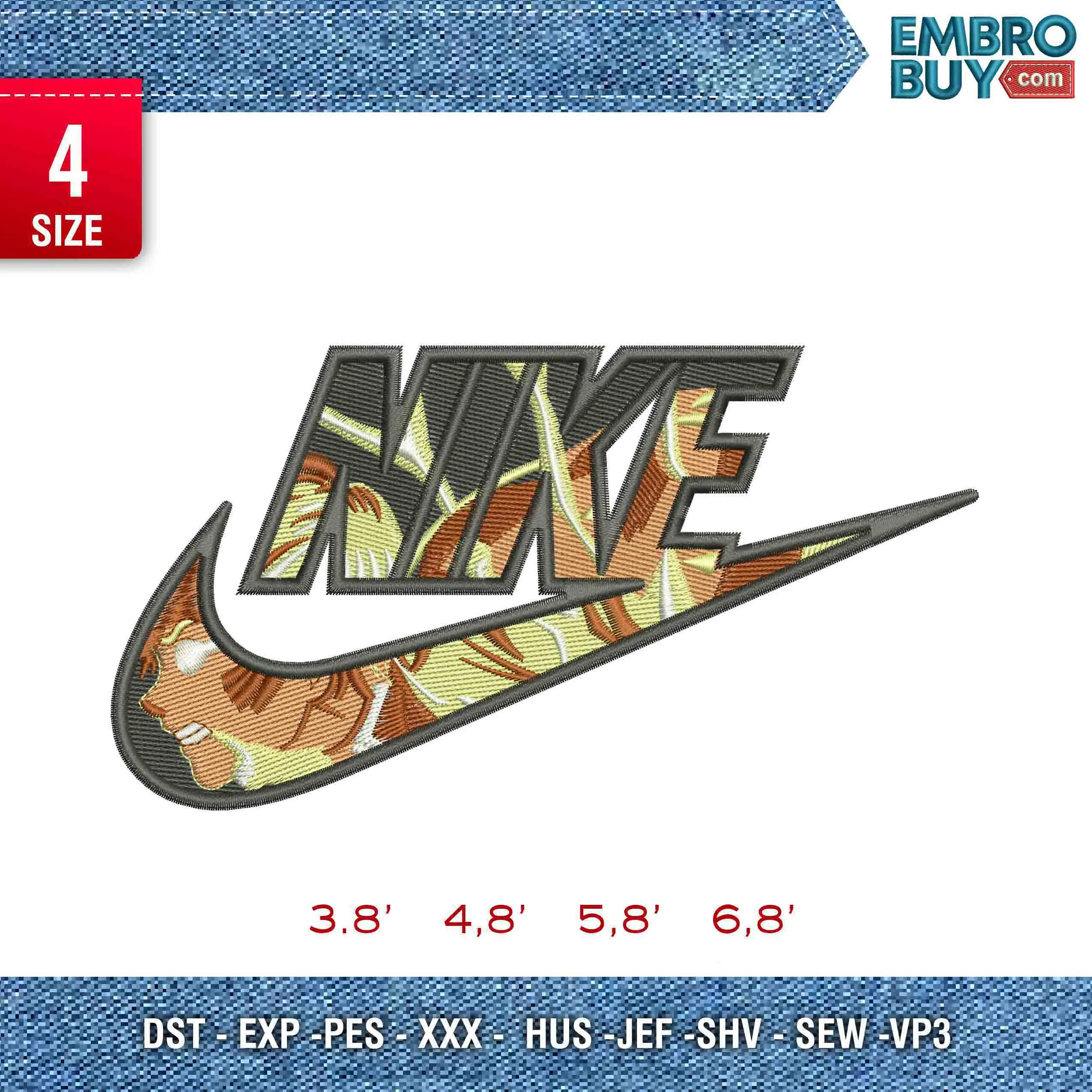 Alternative view of  Embroidered Camouflage Nike Swoosh 