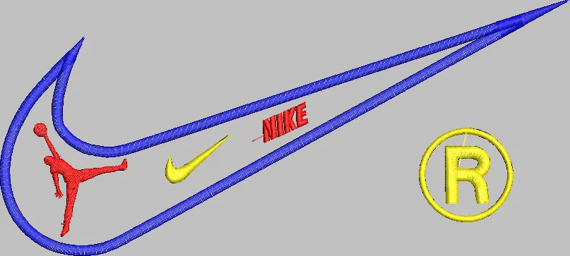 Alternative view of  Neon-Stitched Brand Logo Design 