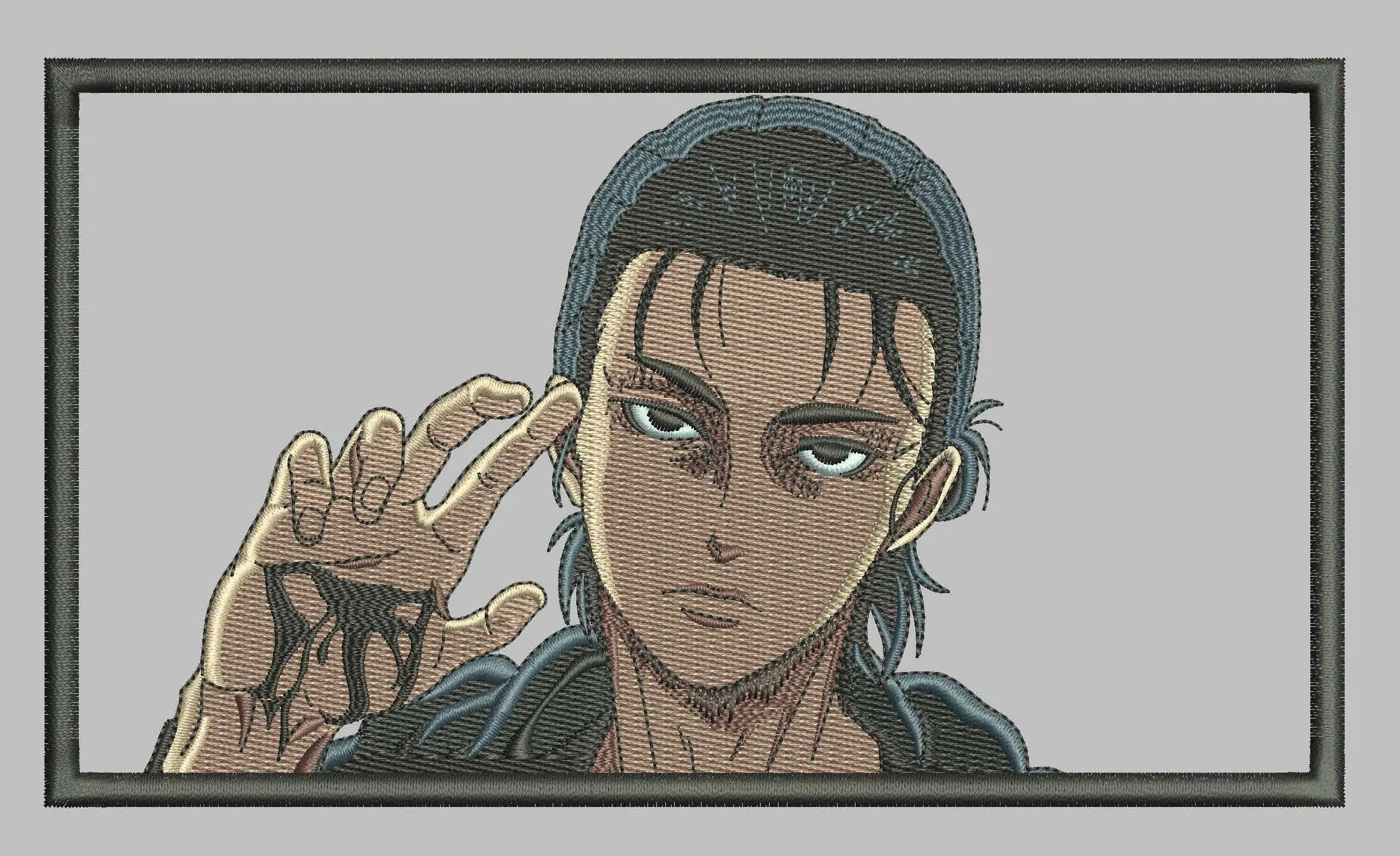 Alternative view of  Levi Ackerman Embroidered Portrait 