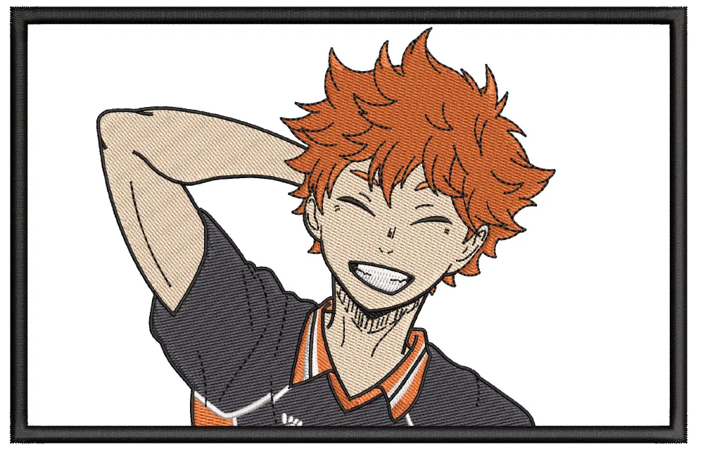 Alternative view of  Embroidered Haikyuu Character Design 