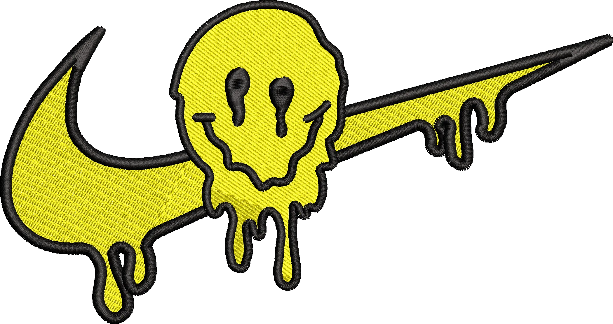 Alternative view of  Melting Smiley Embroidered Logo 