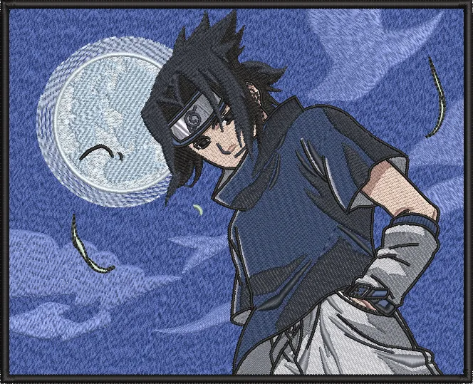 Alternative view of  Embroidered Naruto Shippuden Sasuke 