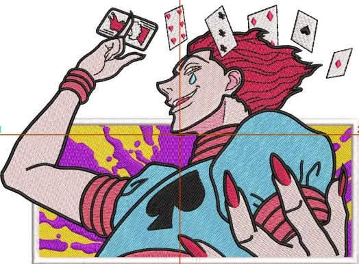 Alternative view of  Hisoka Embroidered Portrait 